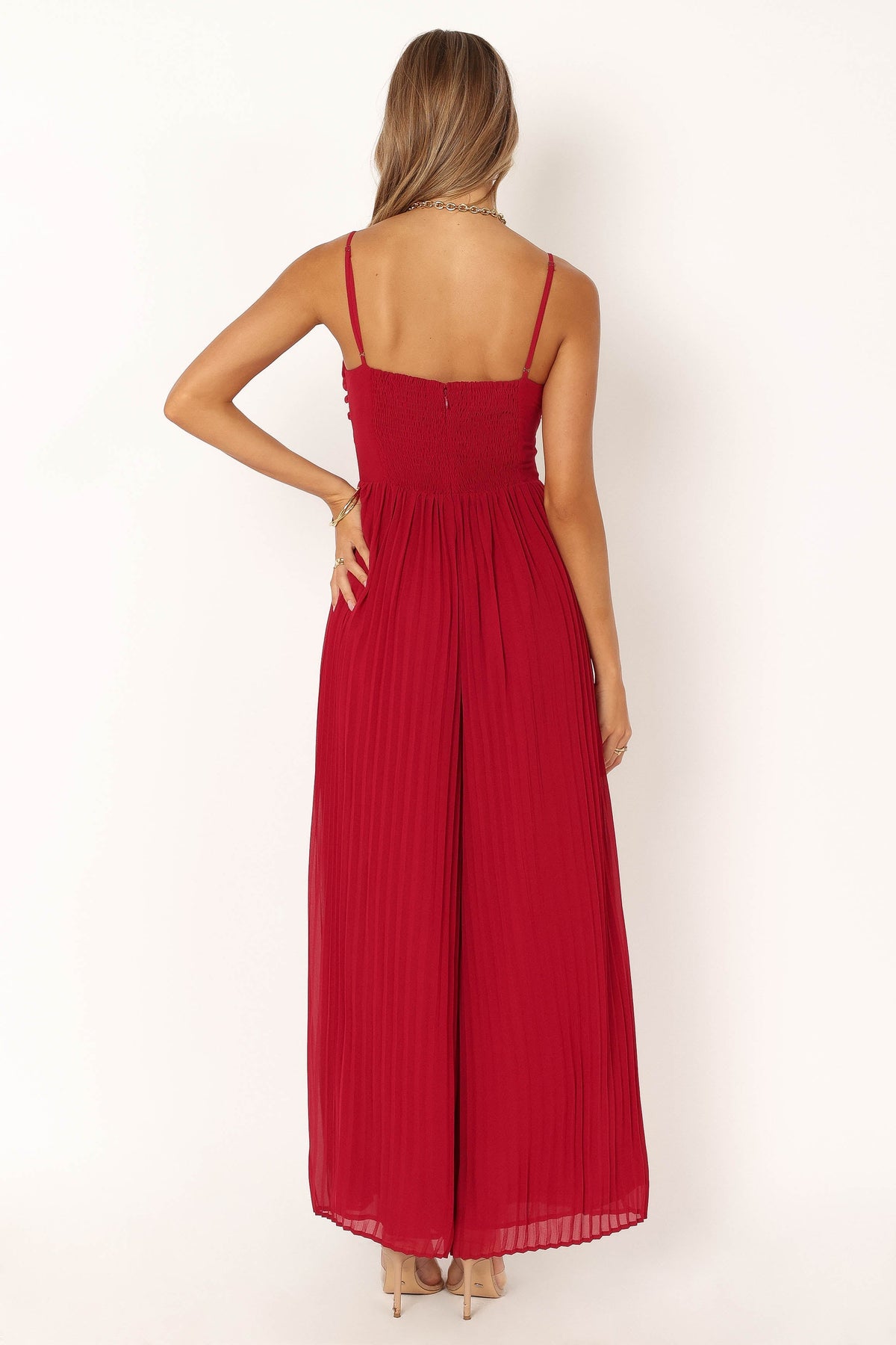 Alice Wide Leg Jumpsuit in Red – view 8 of 10