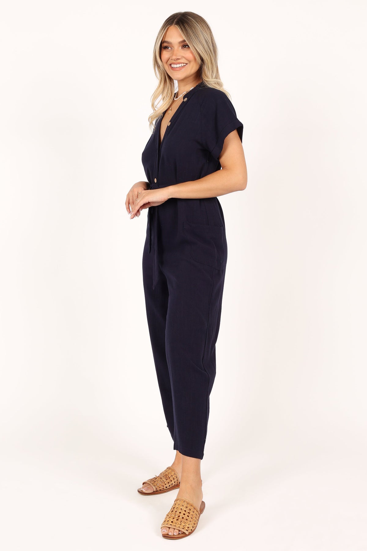 Archie Jumpsuit in Navy – view 5 of 10
