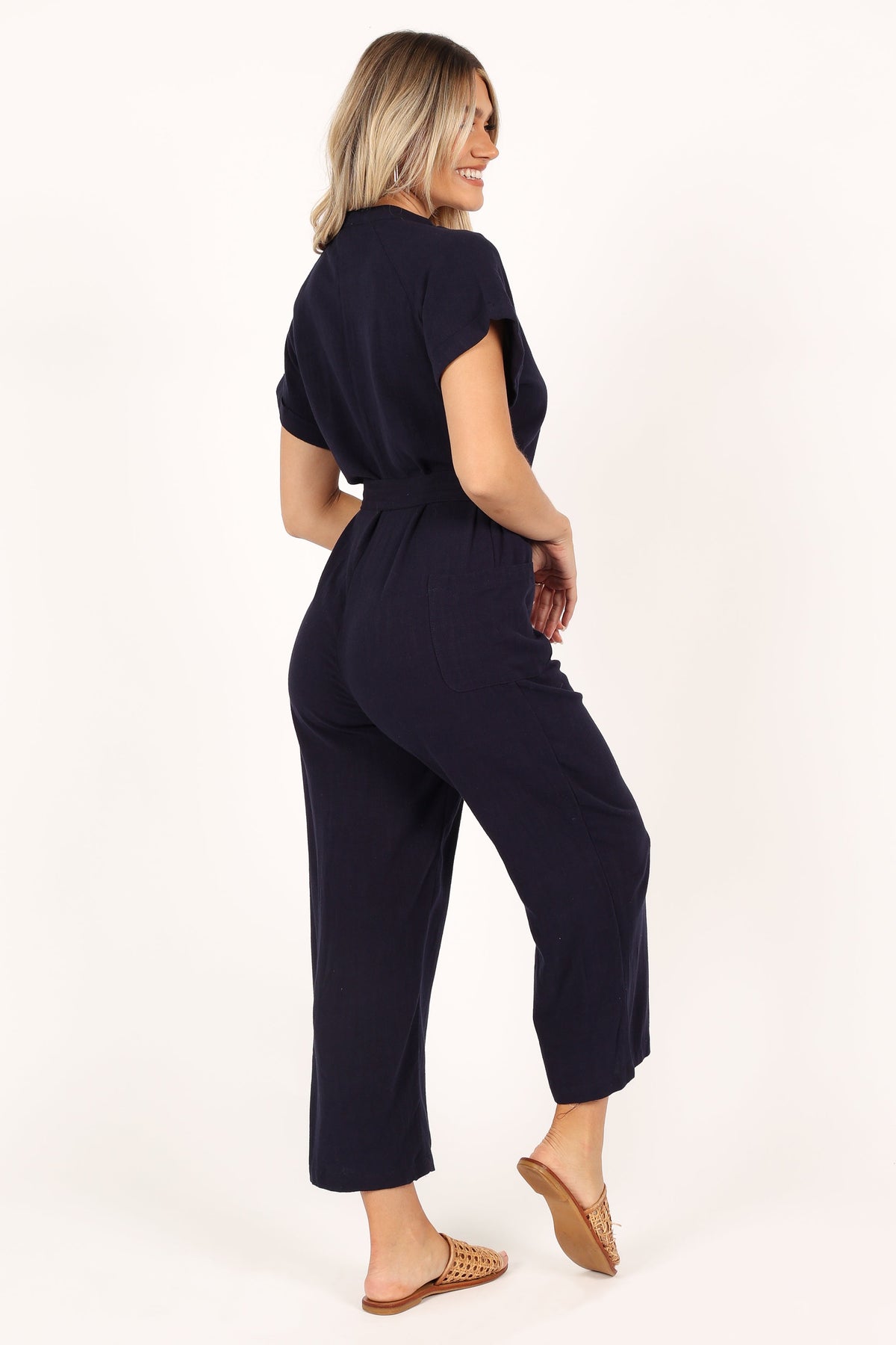 Archie Jumpsuit in Navy – view 8 of 10