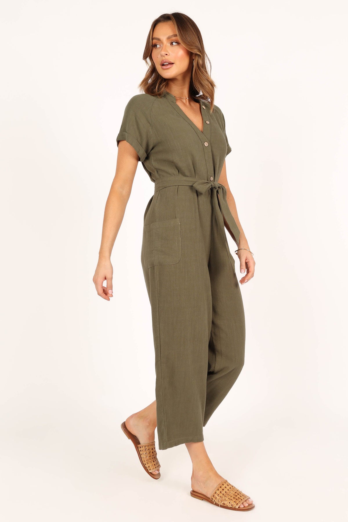 Archie Jumpsuit in Olive – view 3 of 8