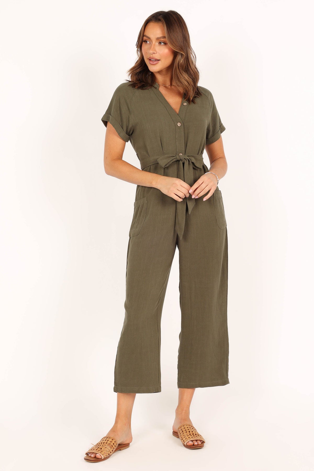 Archie Jumpsuit in Olive – view 4 of 8