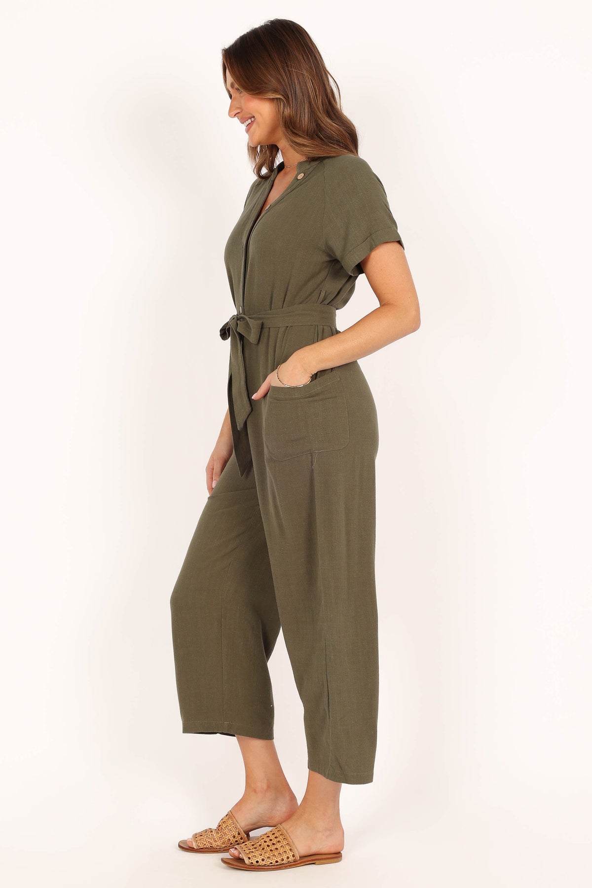 Archie Jumpsuit in Olive – view 6 of 8