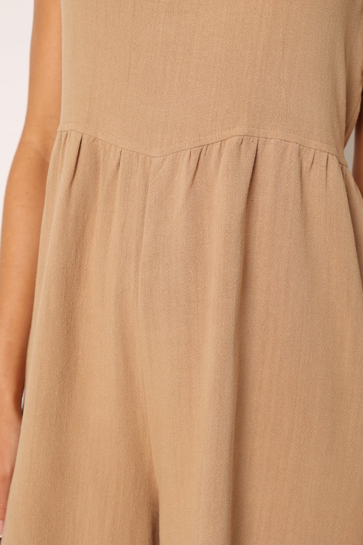 Ayla Linen Jumpsuit in Mocha – view 10 of 10