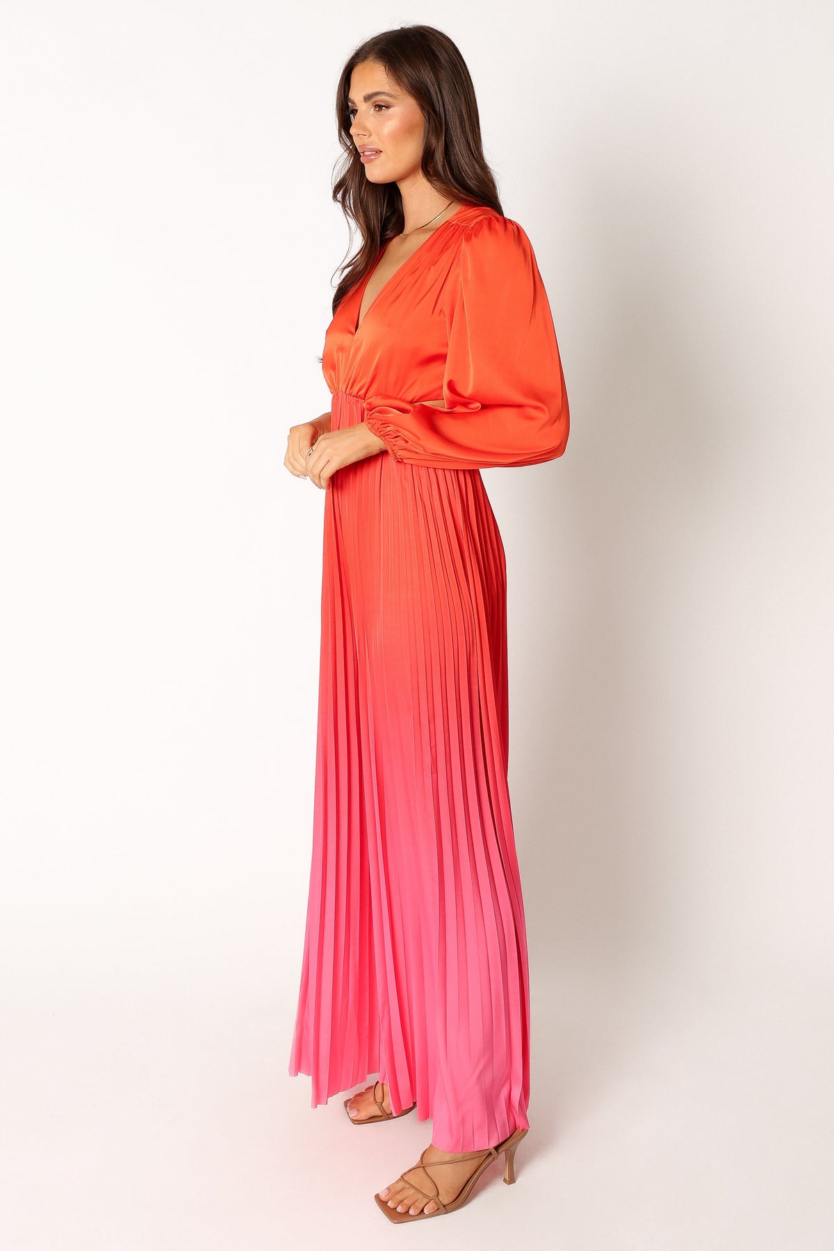 Krista Gradient Jumpsuit in Red – view 3 of 10