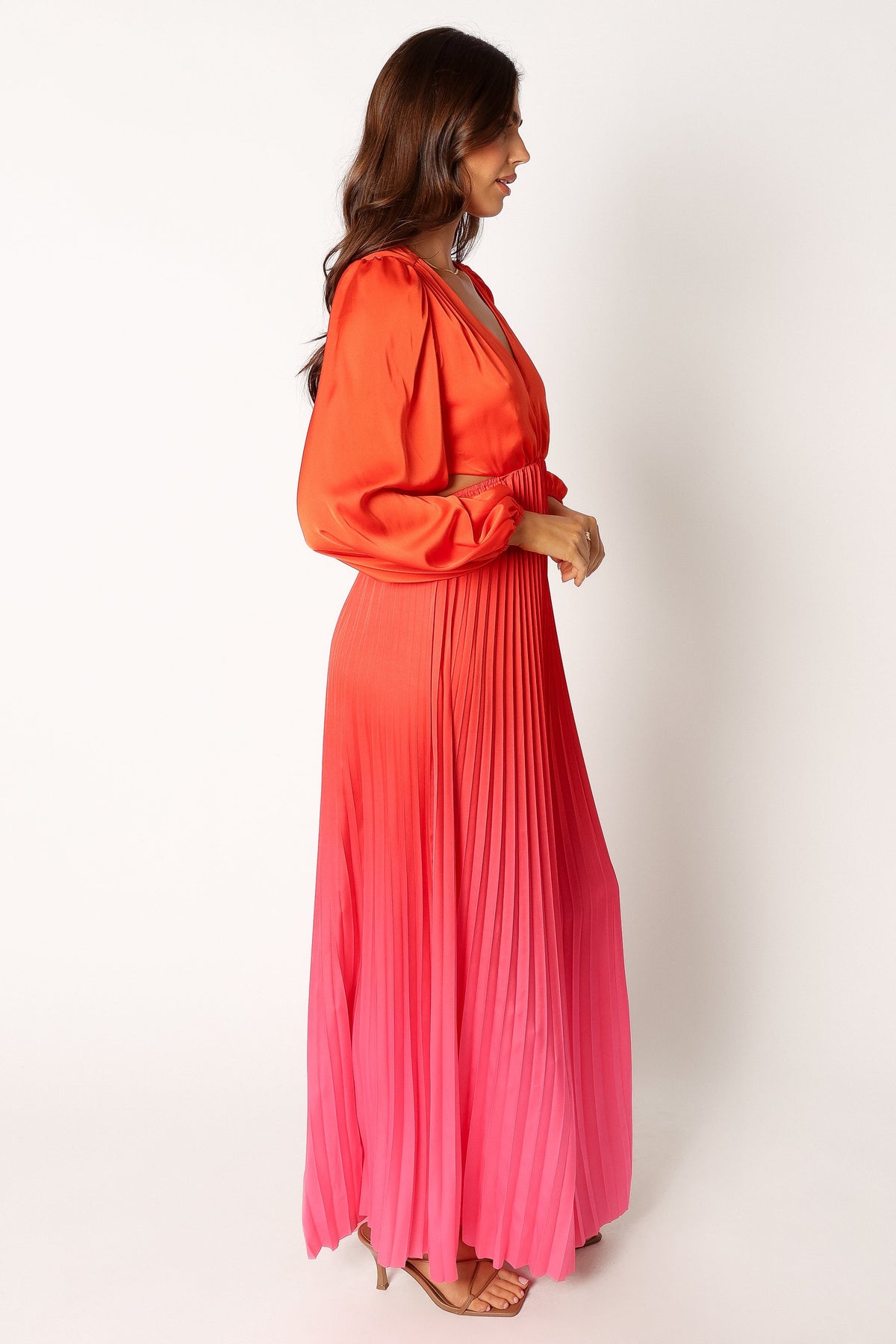 Krista Gradient Jumpsuit in Red – view 5 of 10