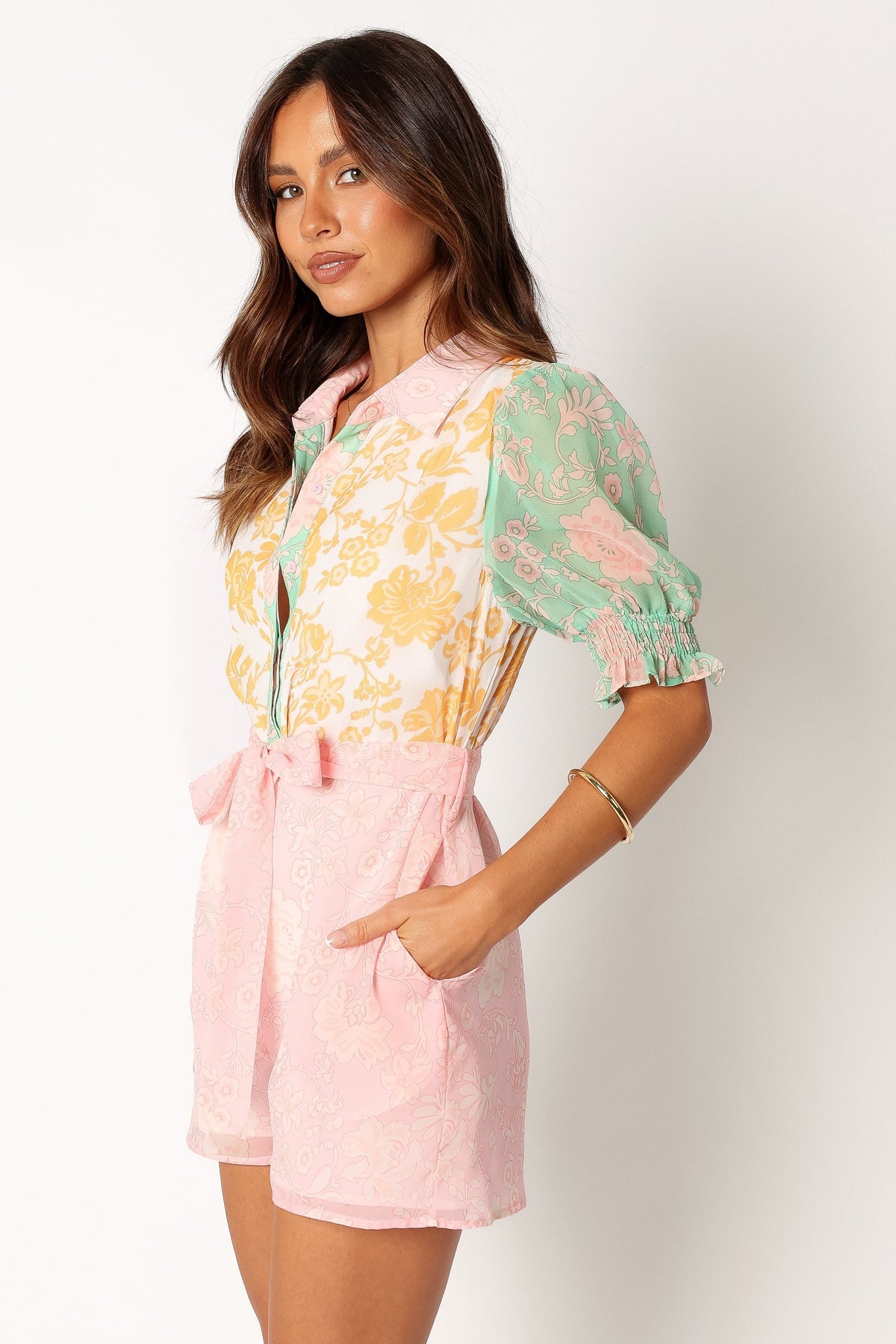 Polly Romper in Multi – view 2 of 9