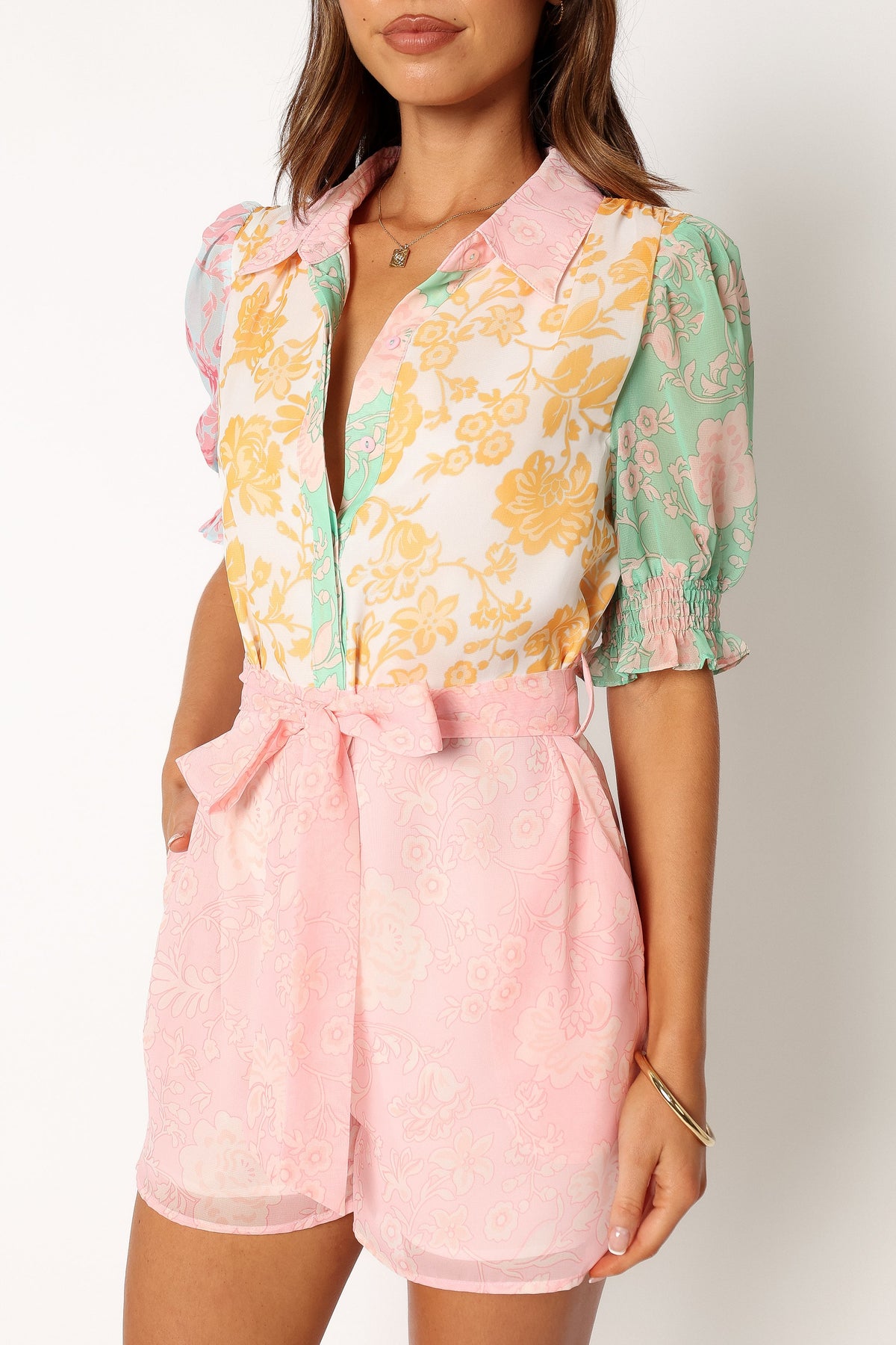 Polly Romper in Multi – view 7 of 9
