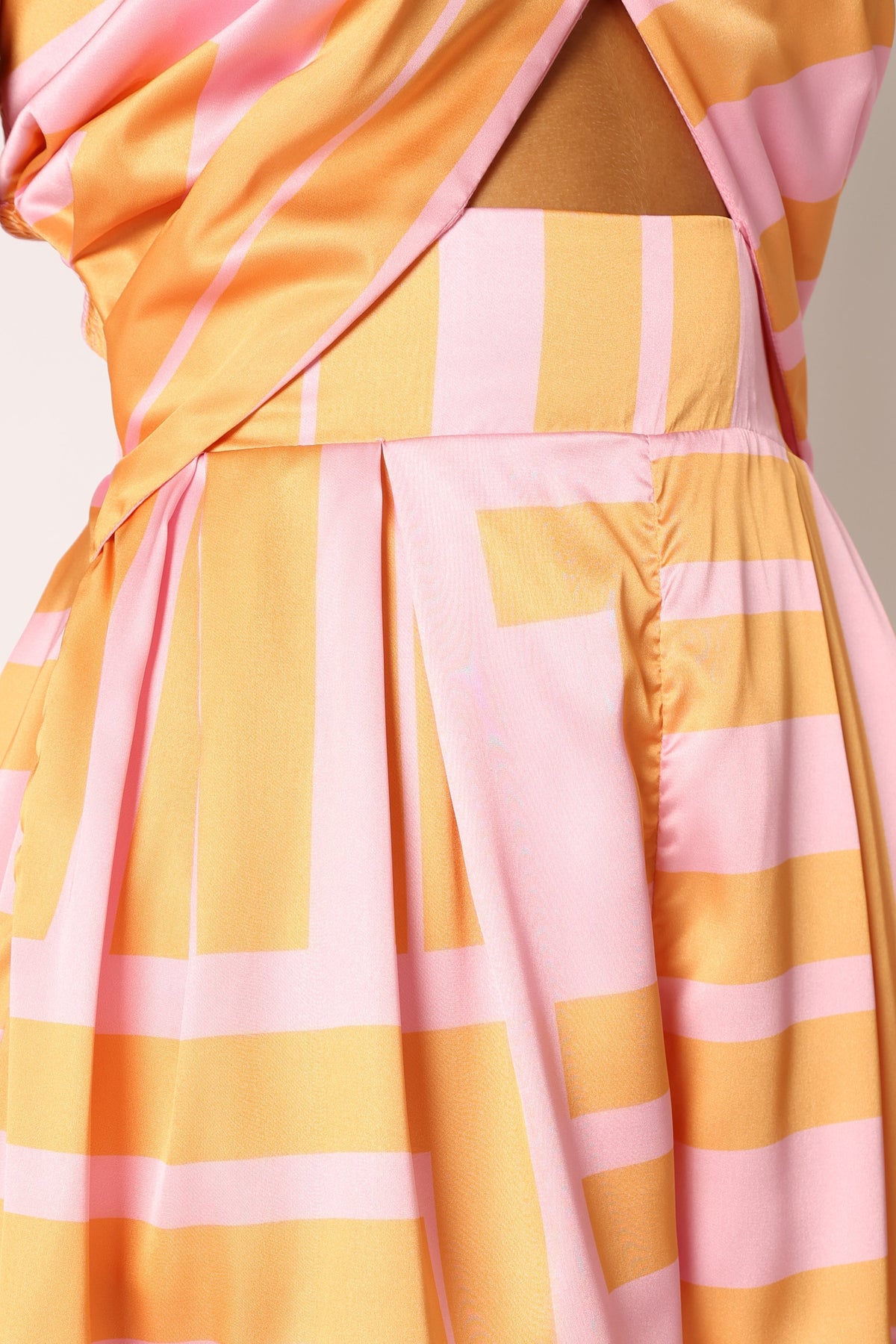 Primrose Halter Romper in Pink Orange – view 11 of 11