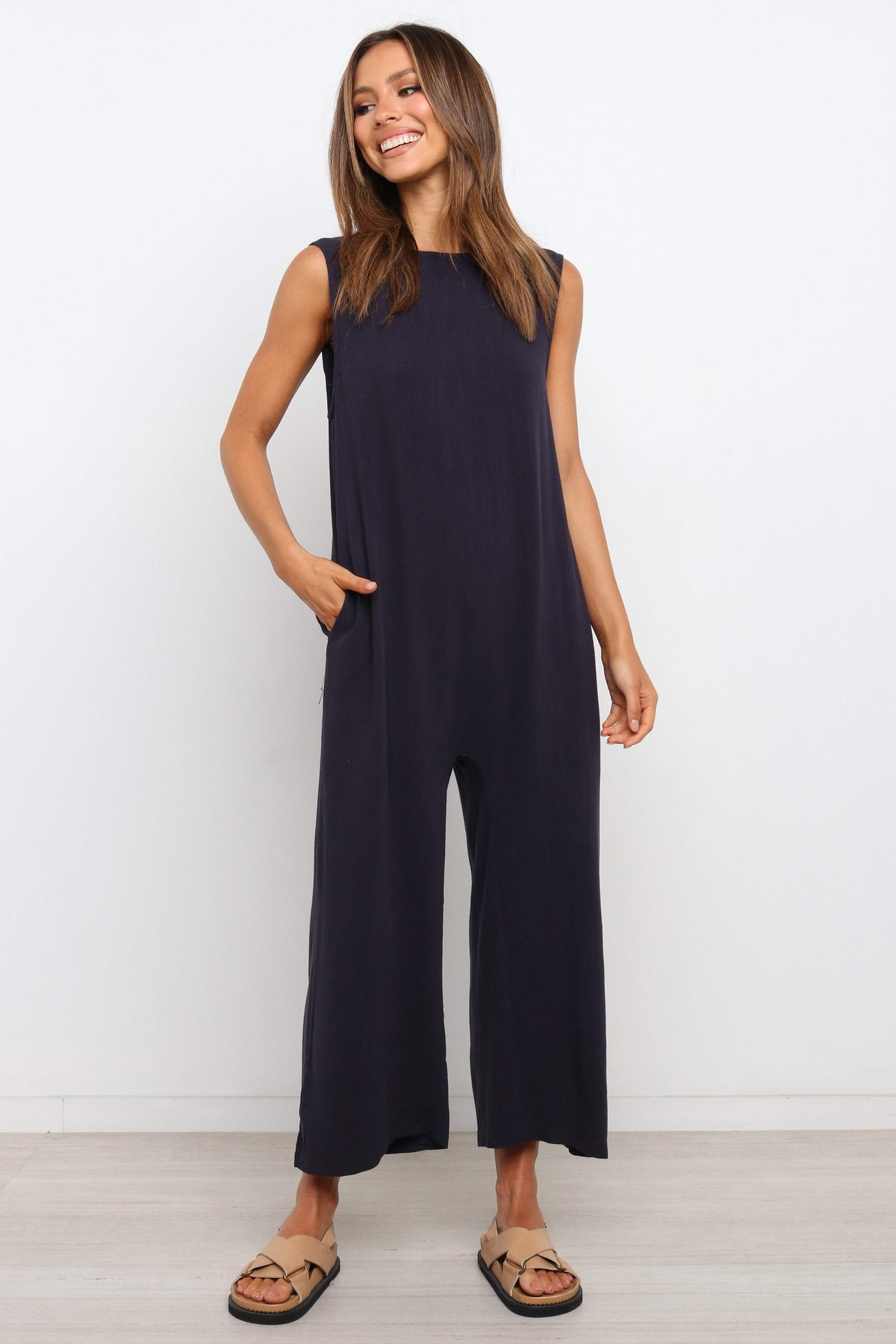 Yardlee Jumpsuit in Navy – view 1 of 7