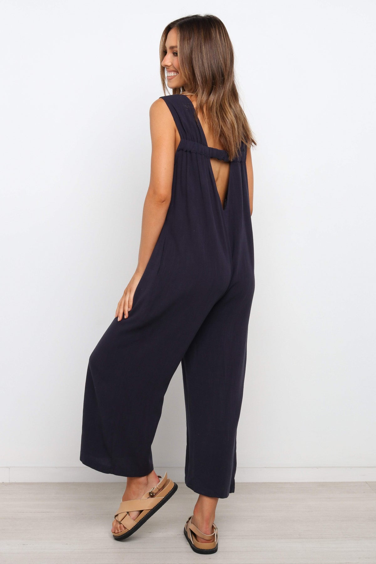 Yardlee Jumpsuit in Navy – view 3 of 7