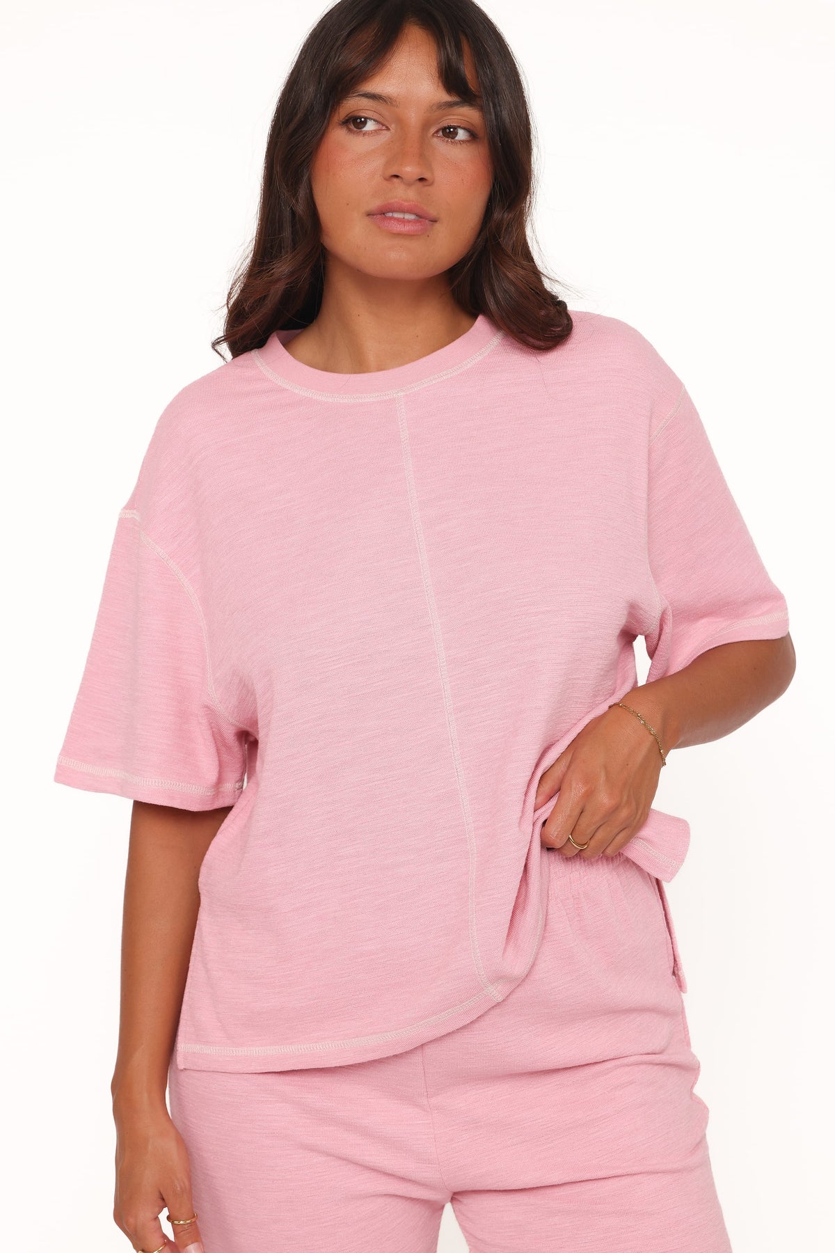 Angler Knit Set in Pink – view 3 of 10