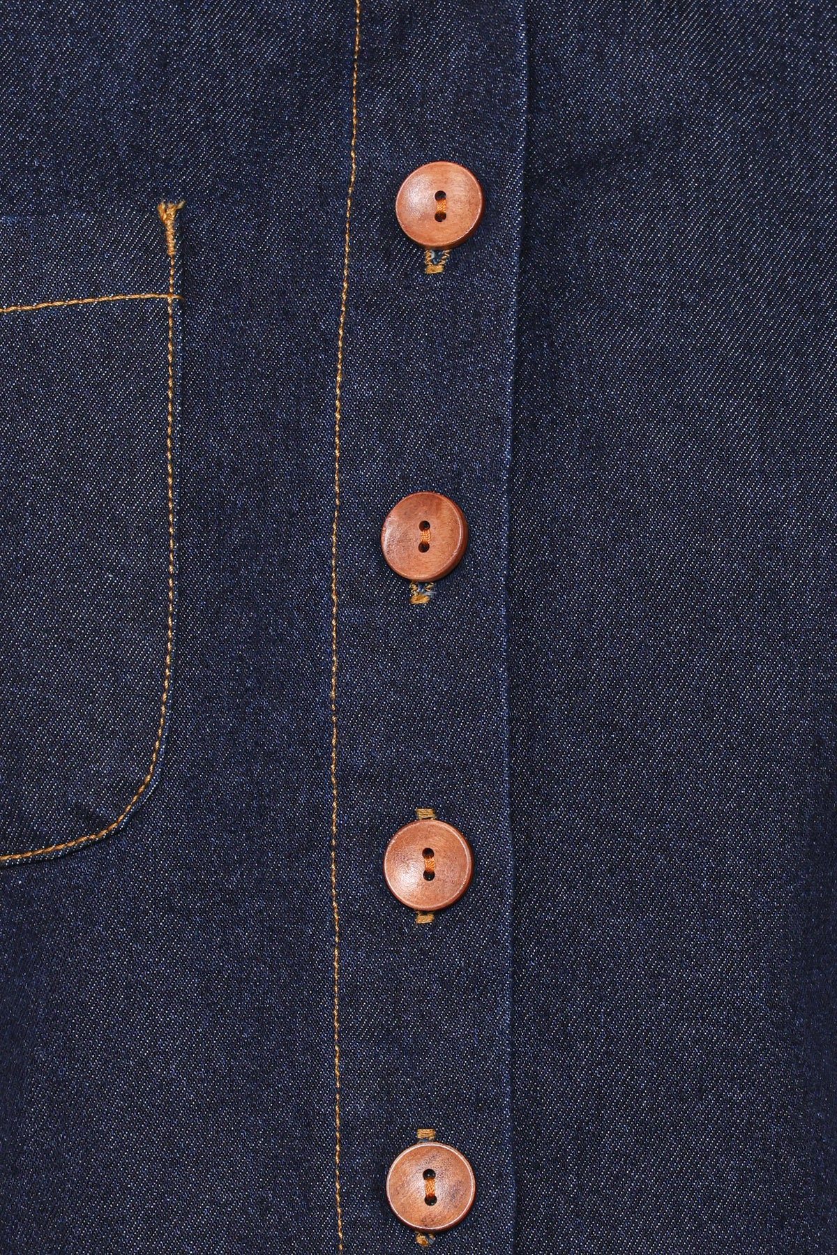 Bels Denim Short Set in Indigo – view 8 of 9