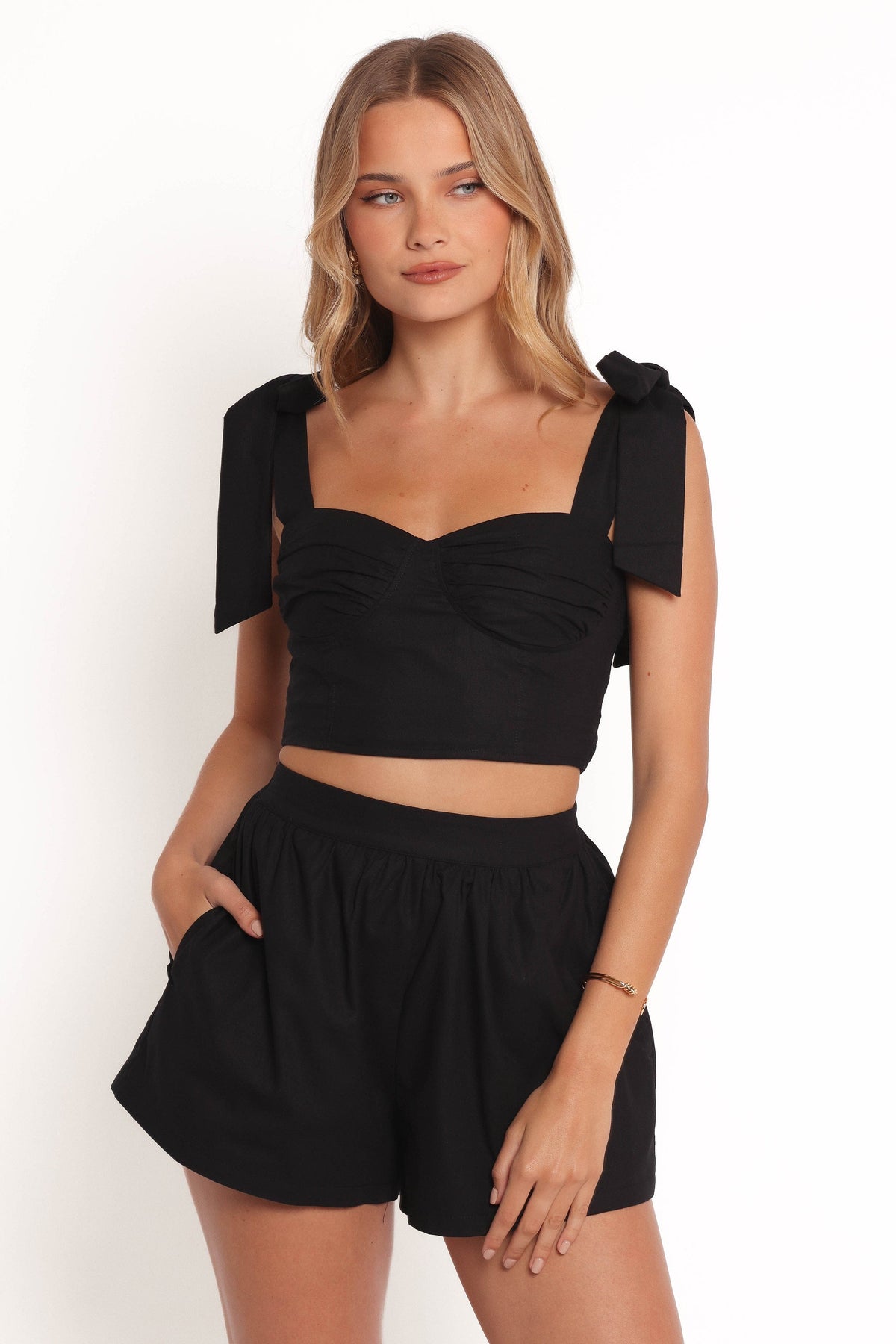 Benji Short Set in Black – view 1 of 8