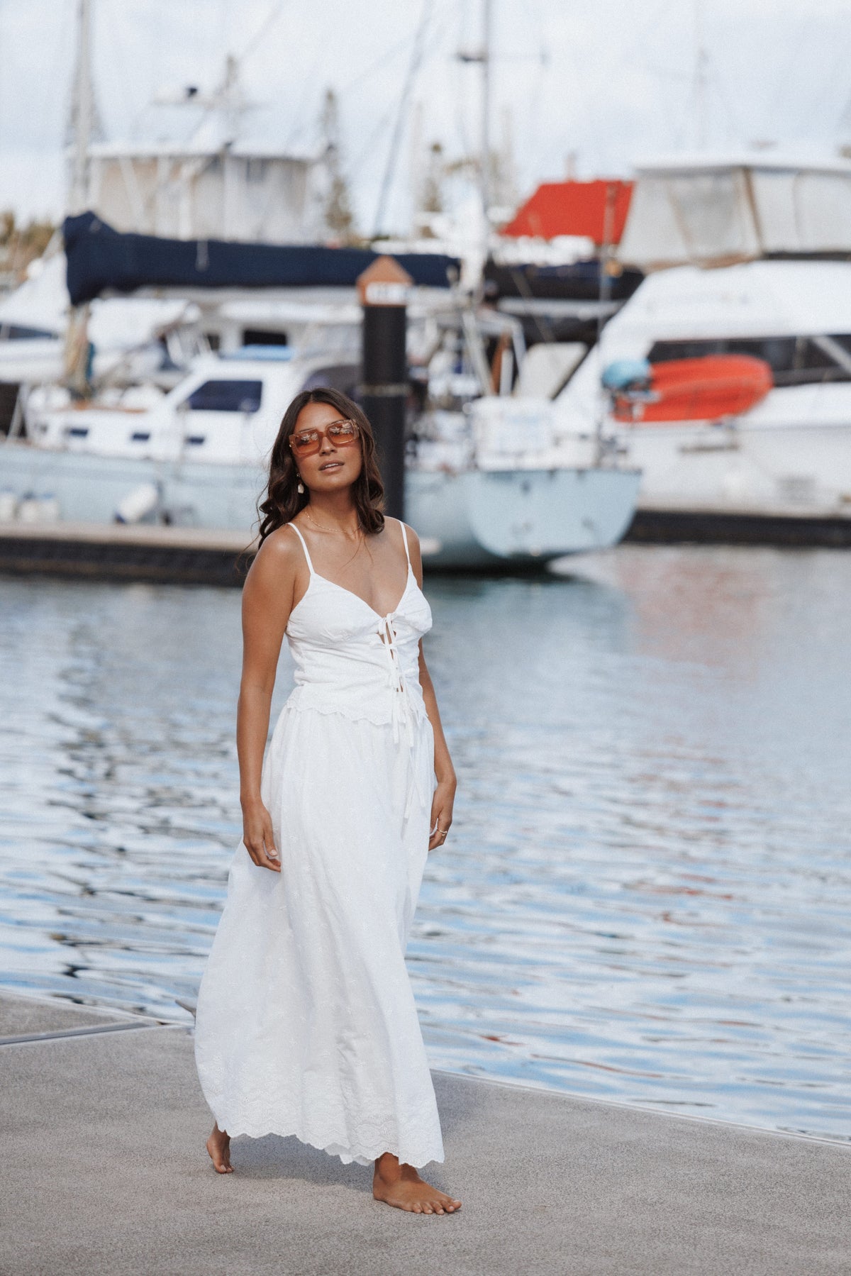 Blaire Skirt Set in White – view 9 of 9