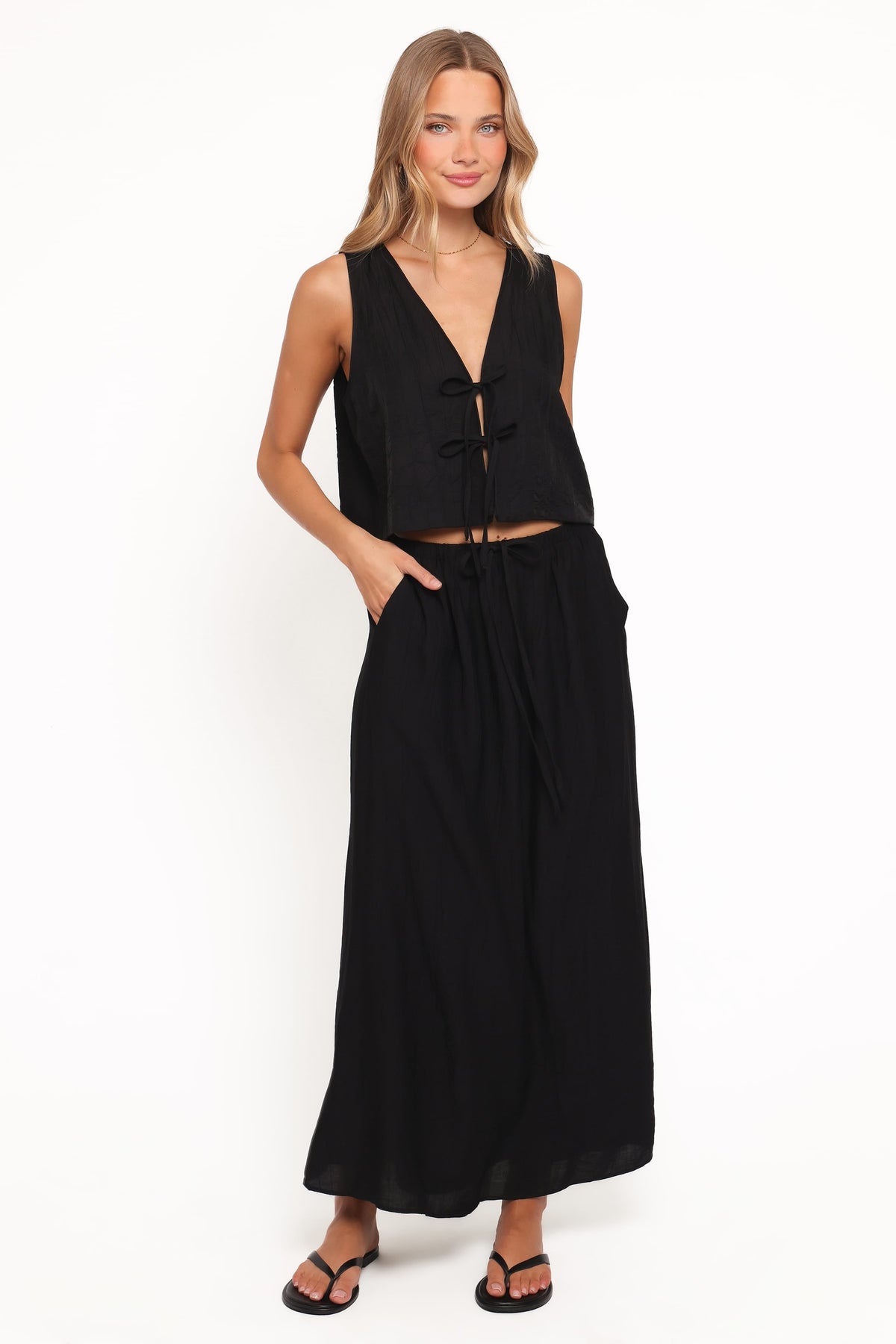 Captie Skirt Set in Black – view 6 of 7