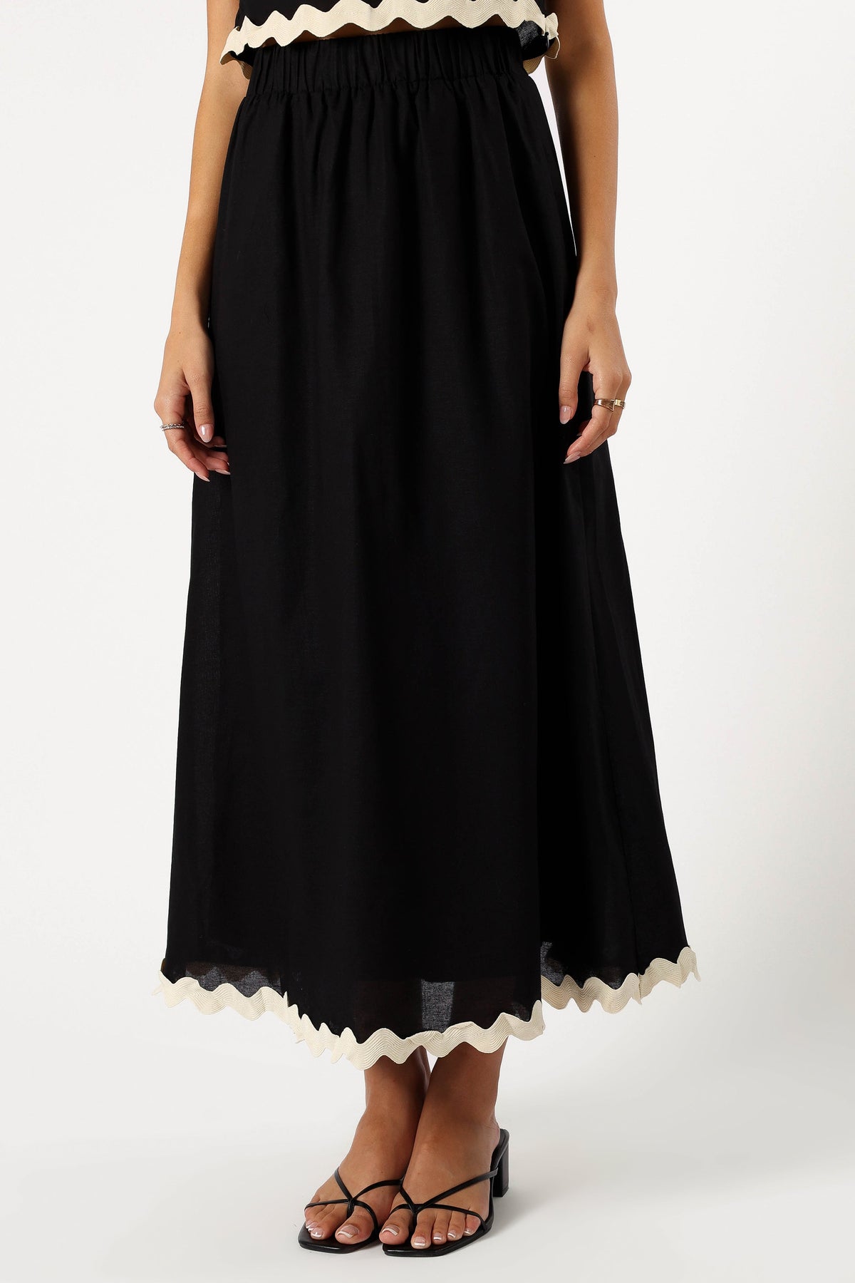 Chrissy Two Piece Set in Black Cream – view 7 of 8
