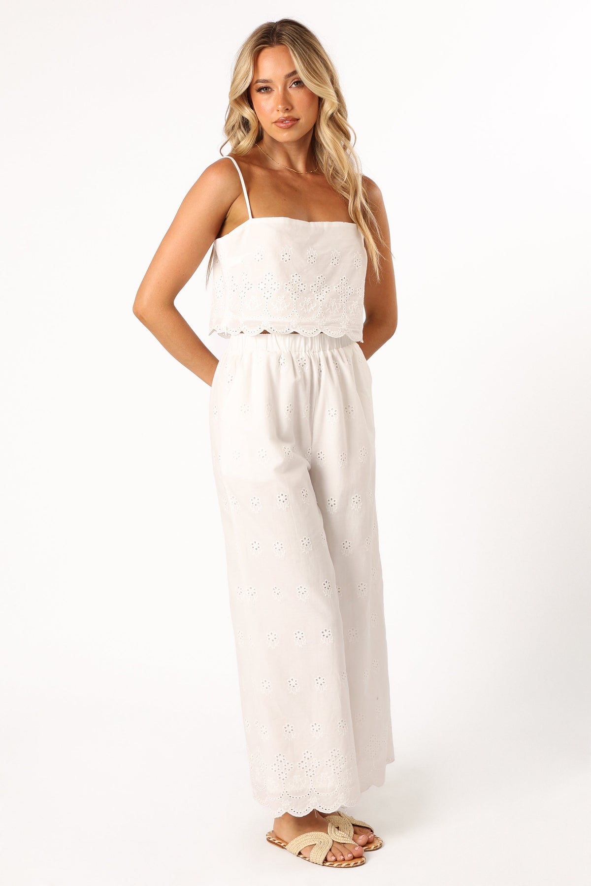 Clementine Pant Set in White – view 5 of 8