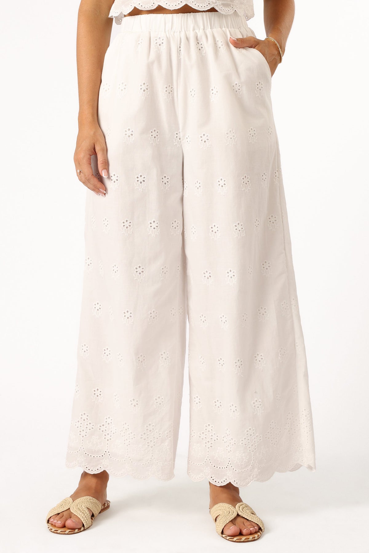 Clementine Pant Set in White – view 7 of 8
