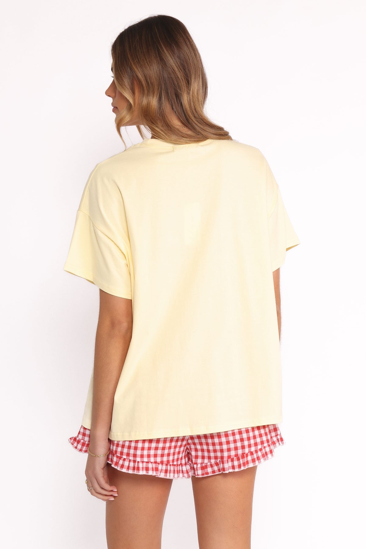 Daphne Short Set in Yellow Red Gingham – view 5 of 10