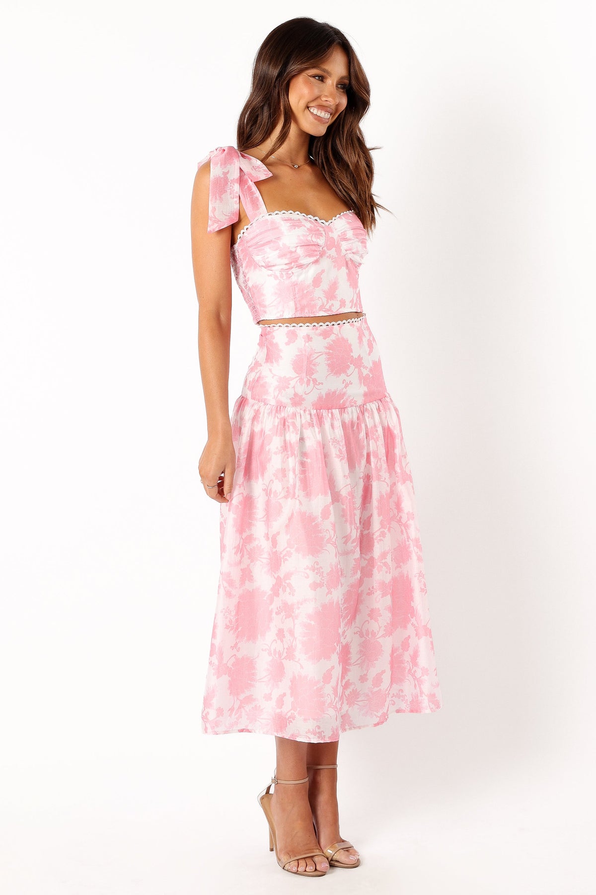 Elle Two Piece Set in Pink Floral – view 1 of 10