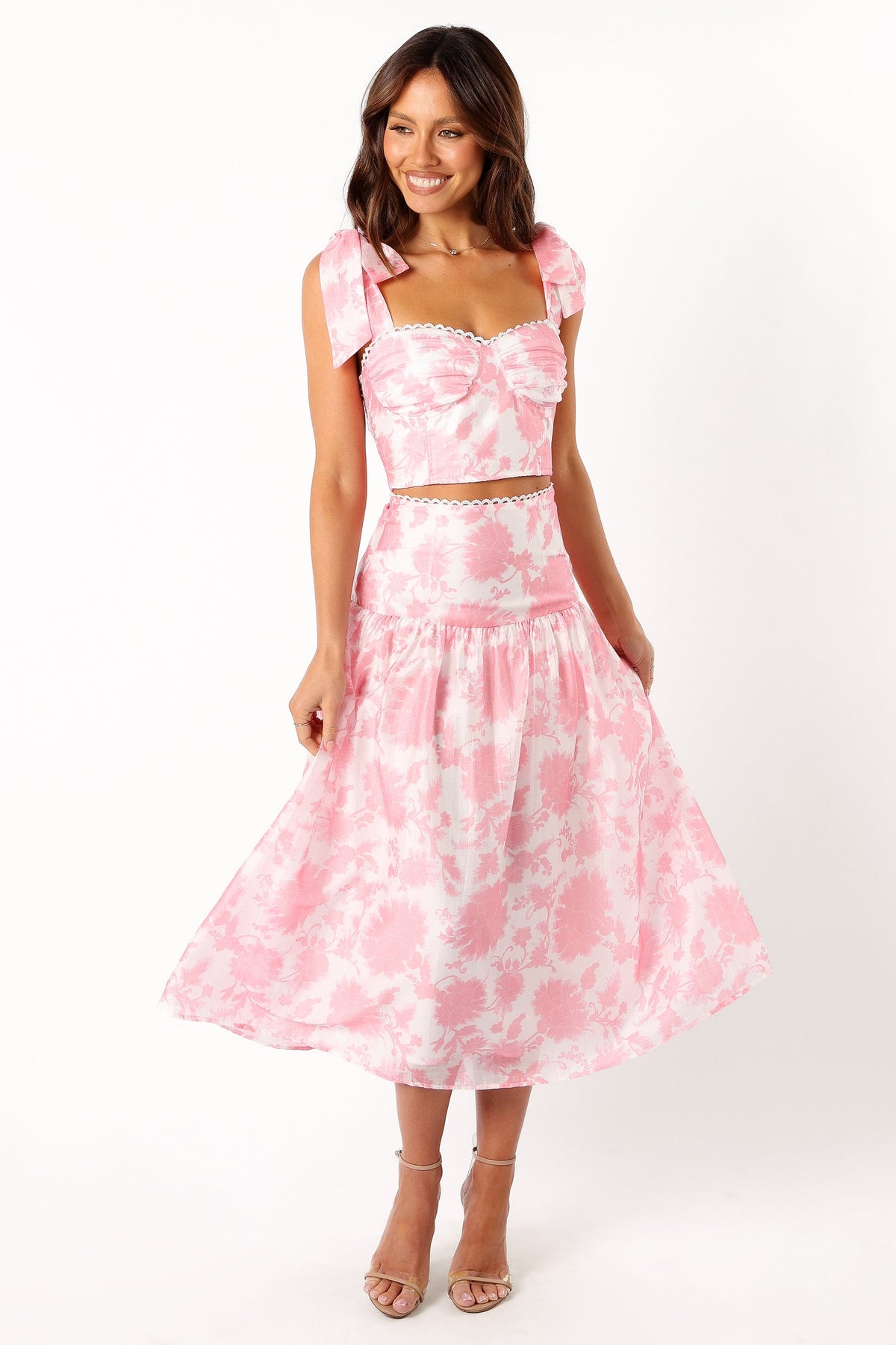 Elle Two Piece Set in Pink Floral – view 6 of 10