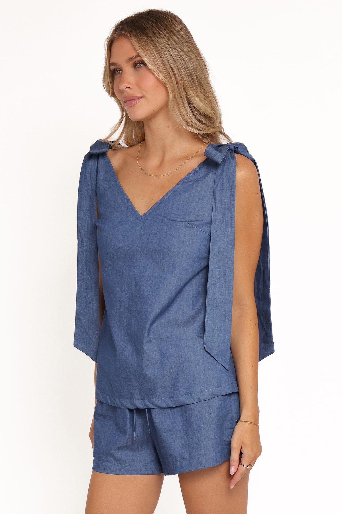 Francis Short Set in Denim – view 4 of 9