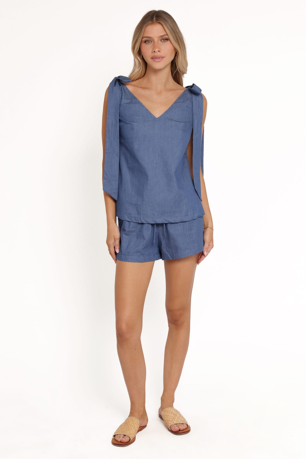 Francis Short Set in Denim – view 7 of 9