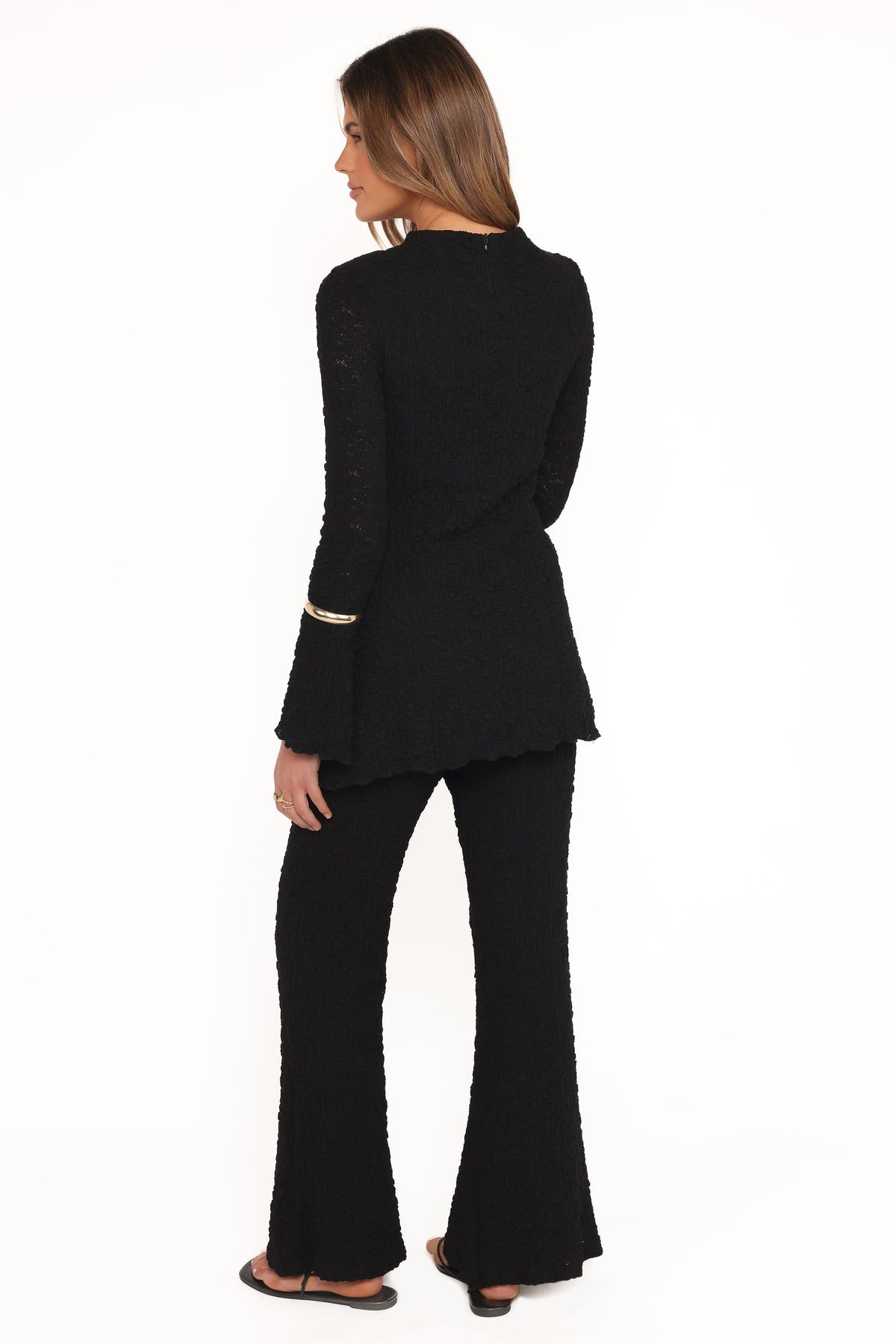 Gracie Lace Pant Set in Black – view 4 of 7