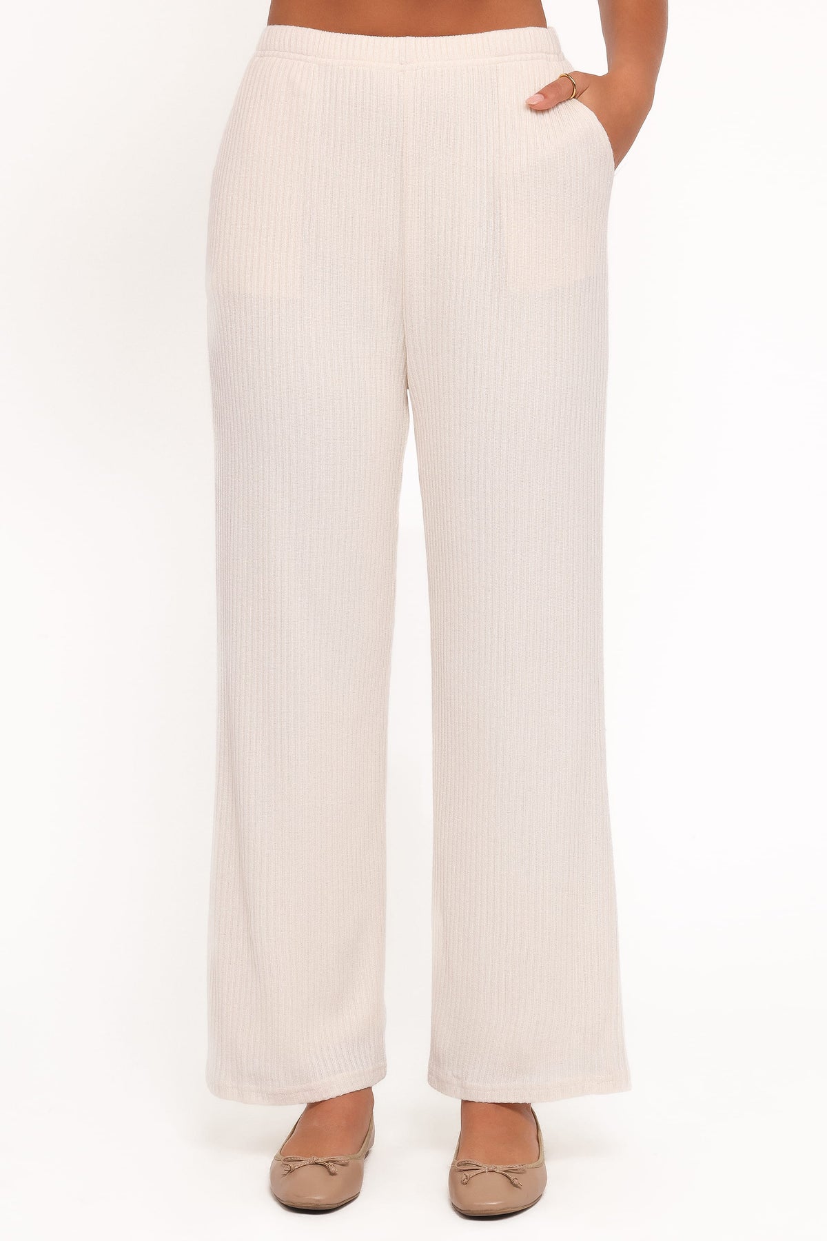 Granger Knit Pant Set in Cream – view 5 of 6