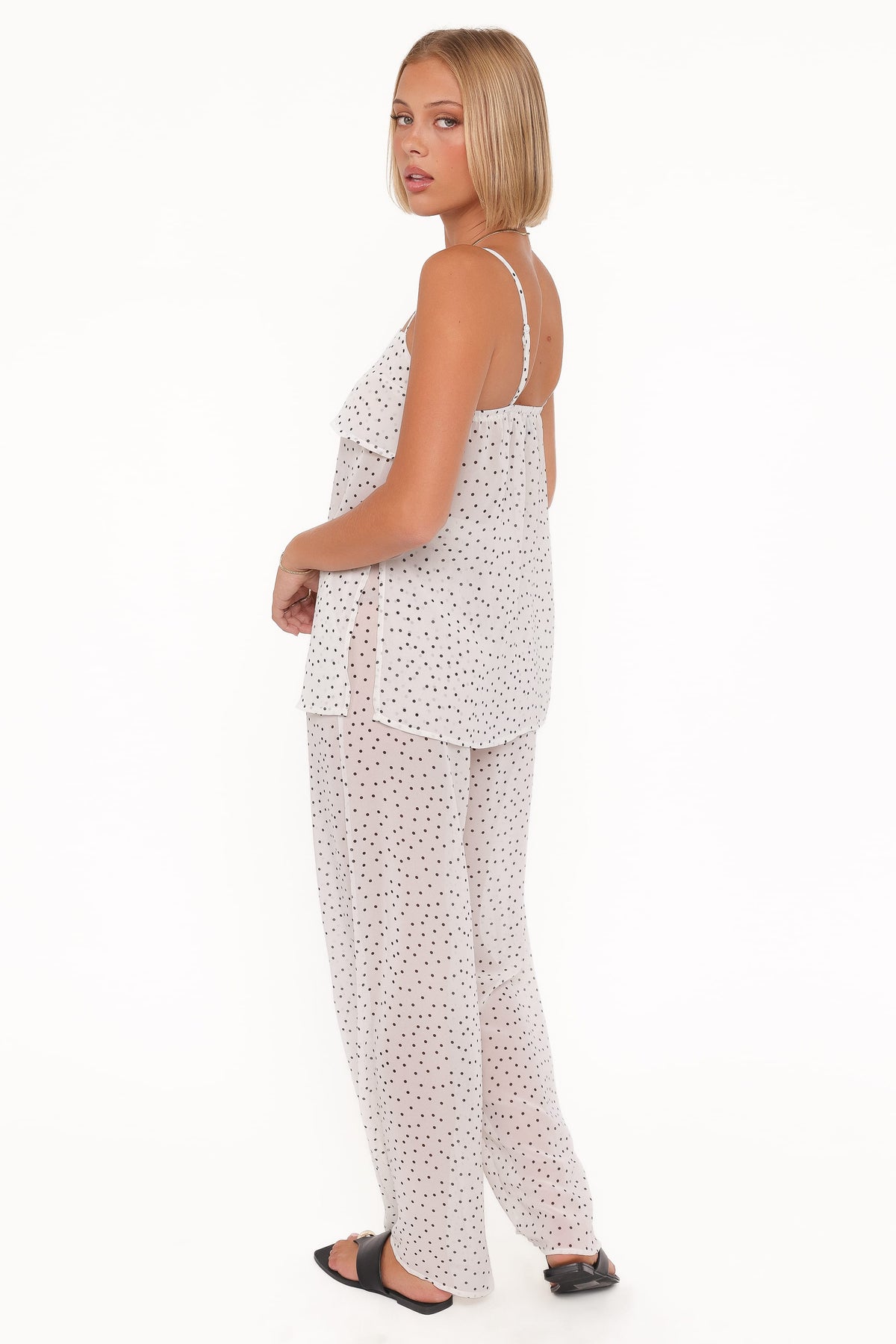 Hazel Pant Set in Cream Polka Dot – view 4 of 7