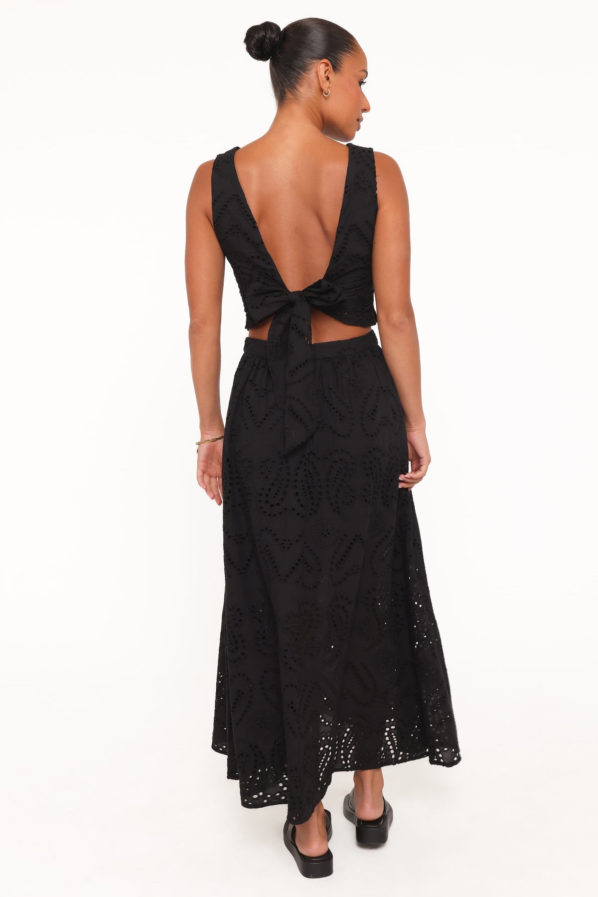 Isabelle Maxi Skirt Set in Black – view 4 of 6