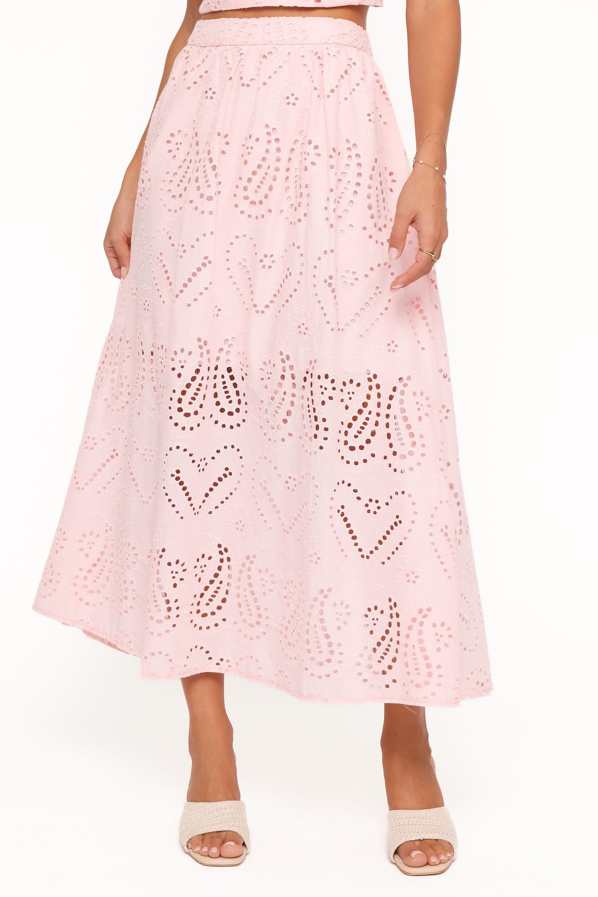 Isabelle Maxi Skirt Set in Pink – view 6 of 7