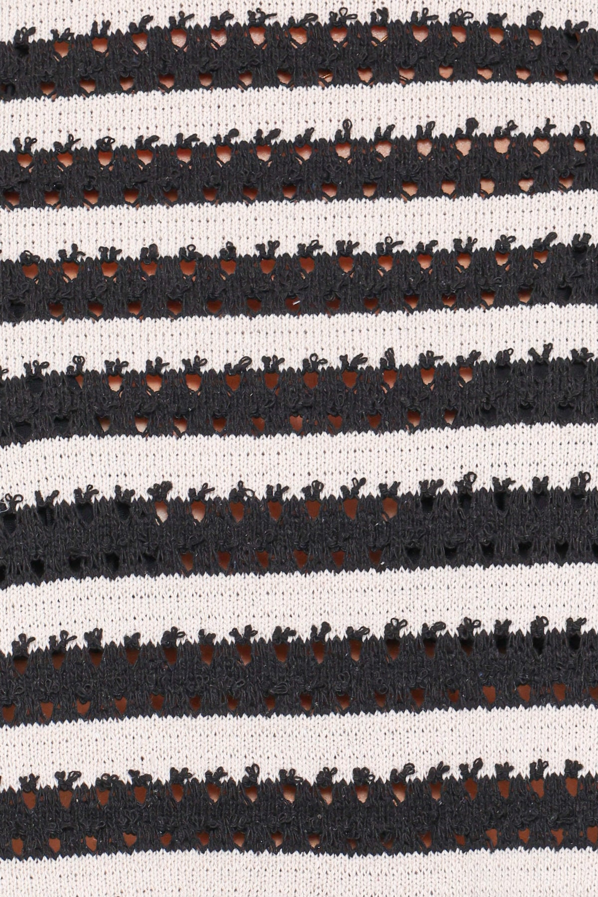 Jaden Knit Skirt Set in Black/White Stripe – view 7 of 8