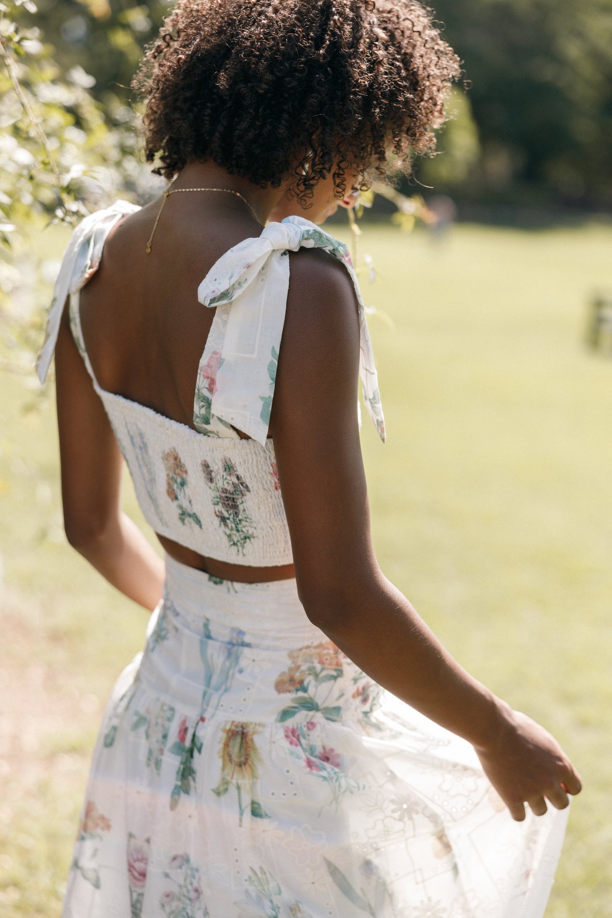 Kara Two Piece Set in White Floral – view 2 of 11