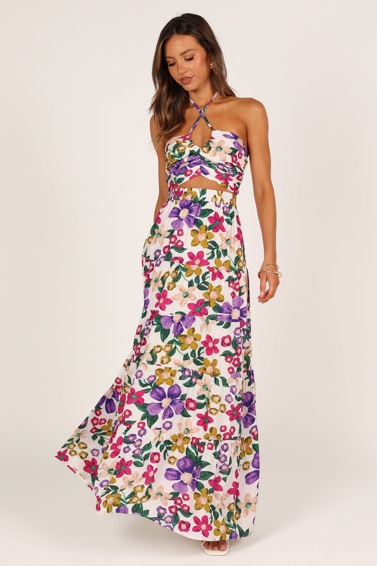 Kari Halter Top Set in Floral – view 3 of 8