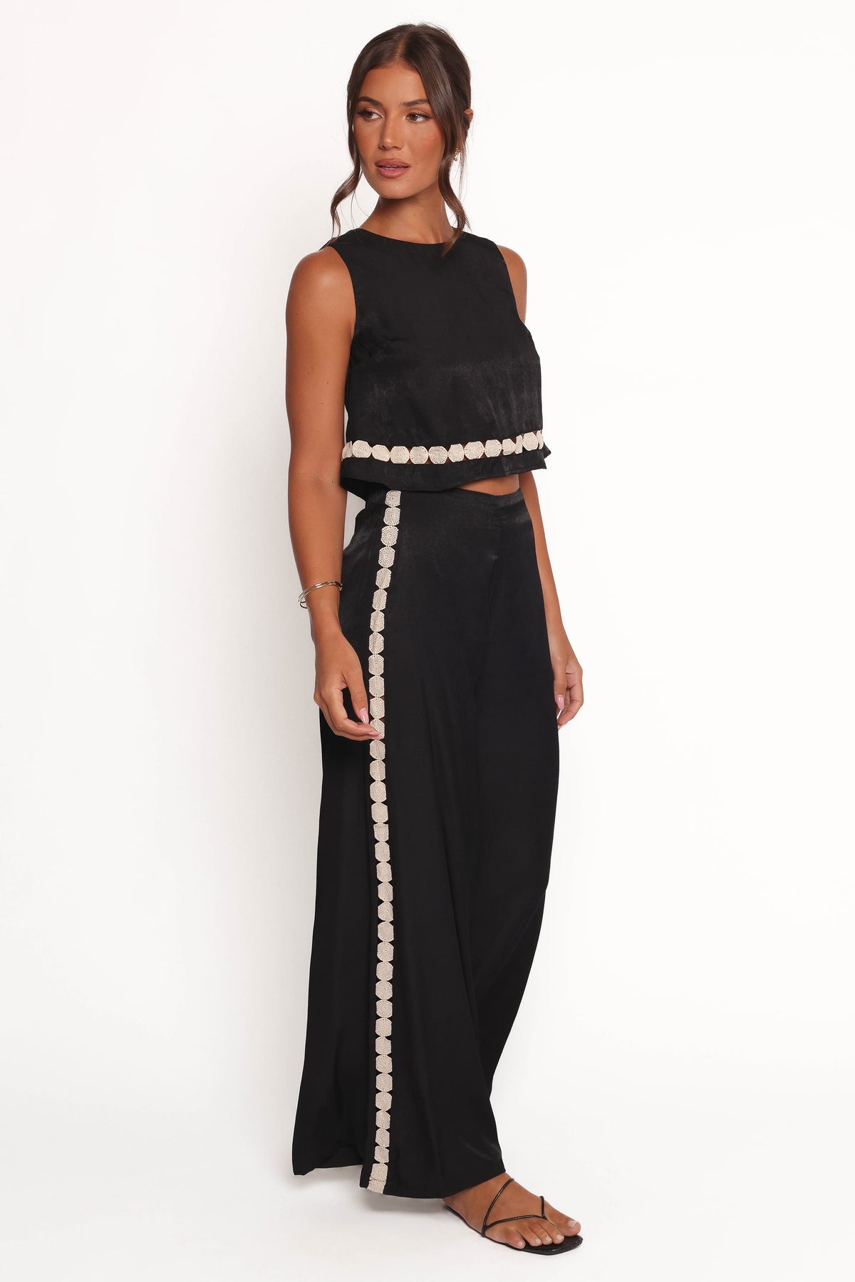 Margarete Pant Set in Black Cream – view 6 of 7