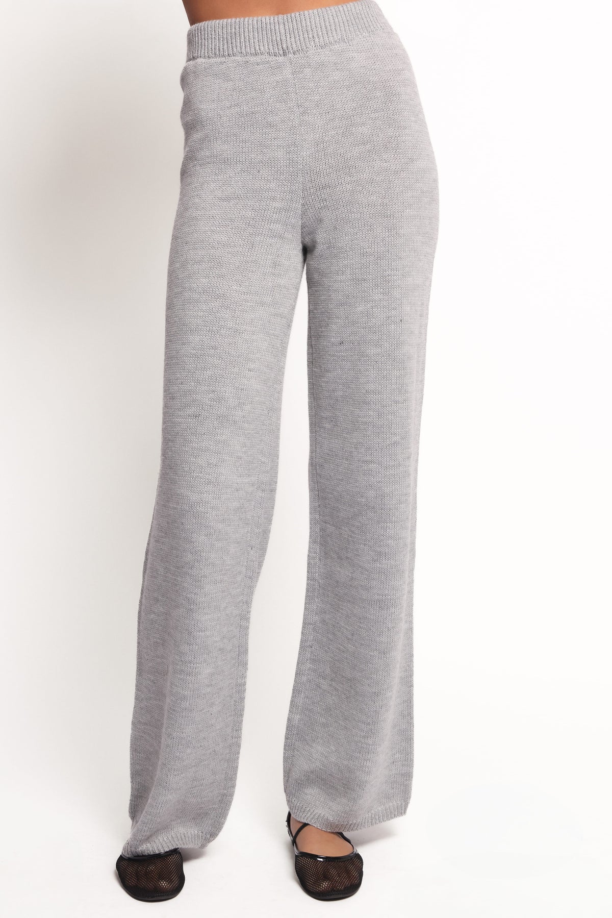 Remii Knit Pant Set in Grey – view 6 of 7