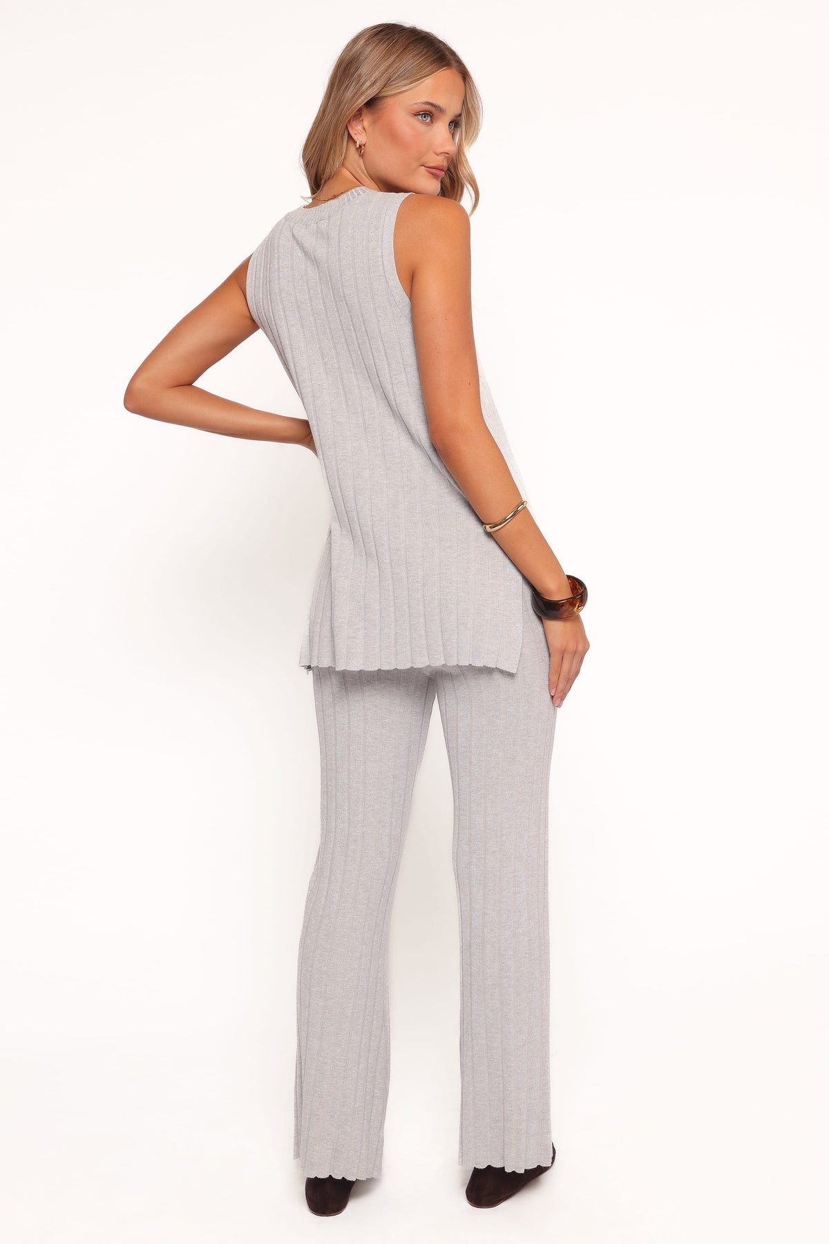 Silvie Knitted Set in Grey – view 4 of 8
