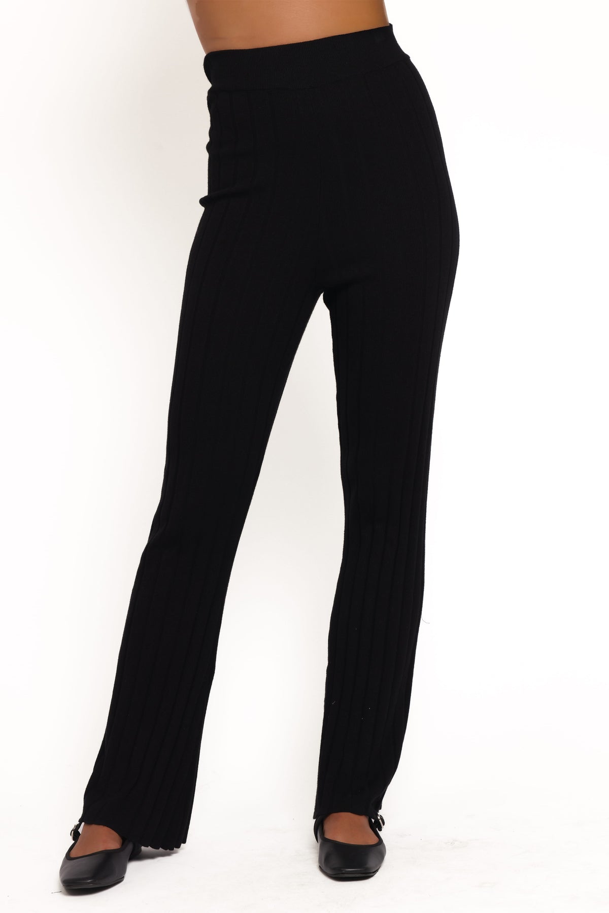 Silvie Long Sleeve Knitted Set in Black – view 5 of 6