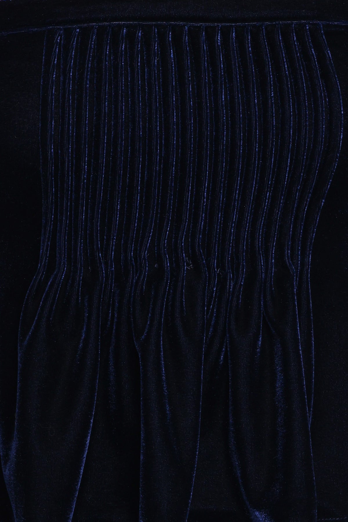Sutton Strapless Pant Set in Midnight Blue Velvet – view 8 of 9