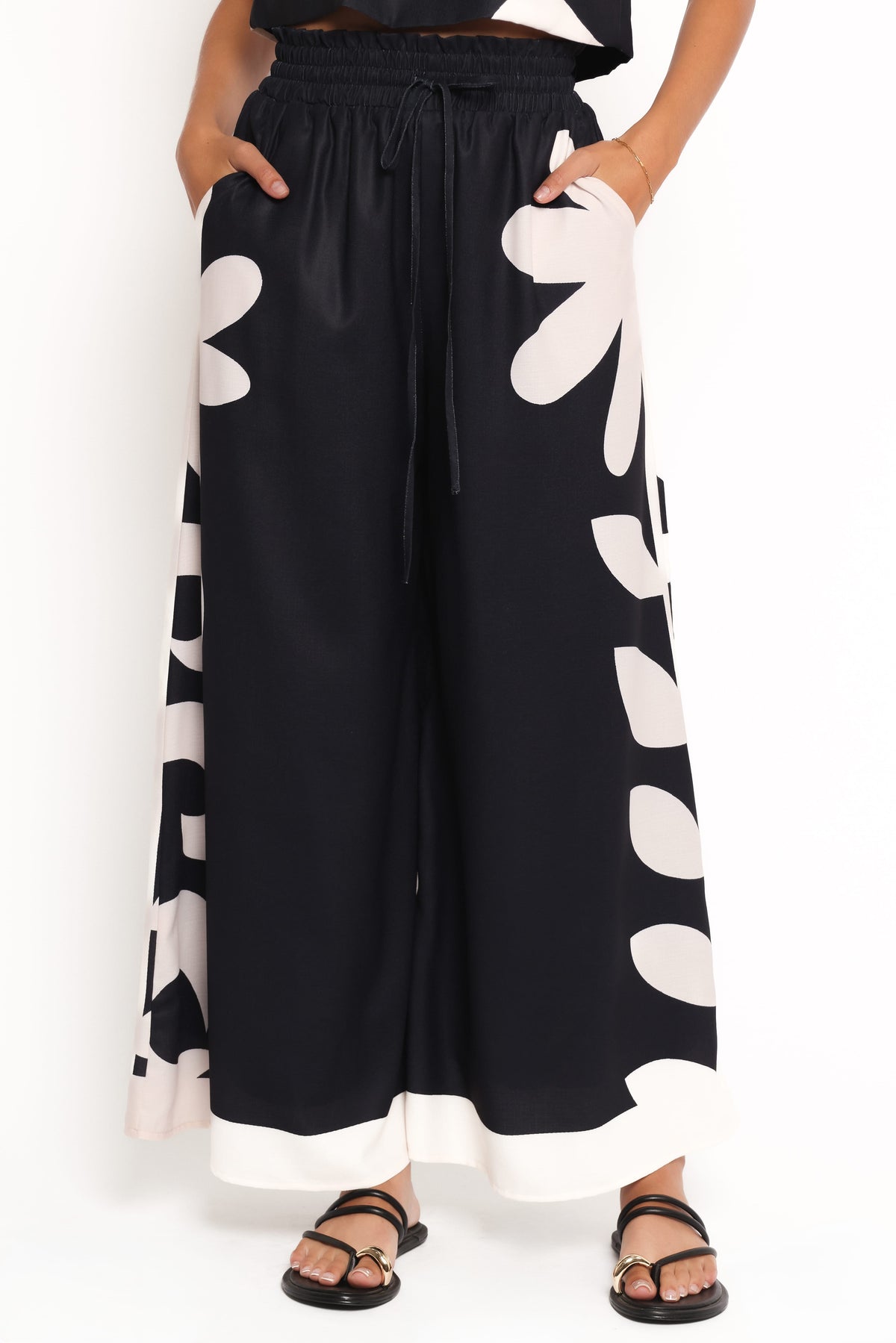 Timothy Pant Set in Black/Cream – view 5 of 7