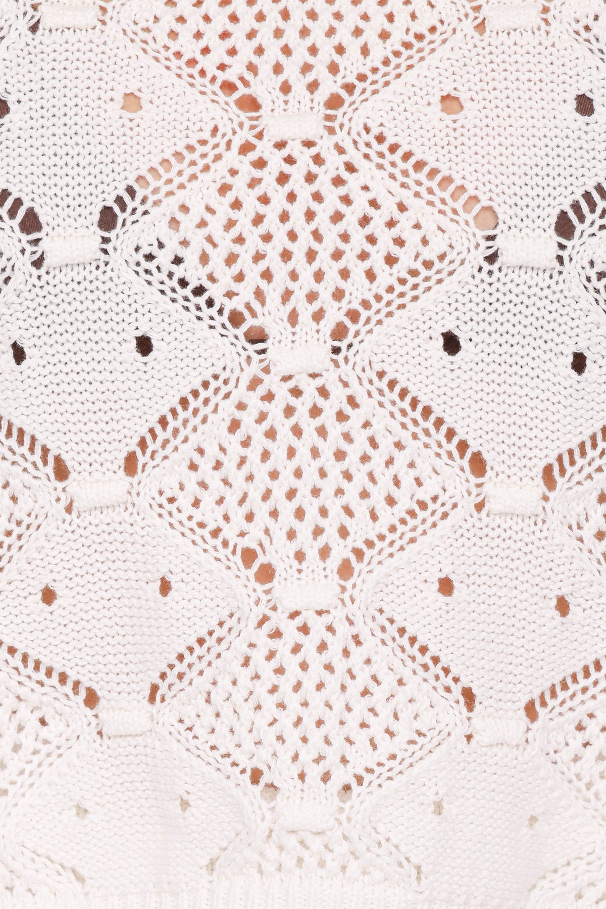 Ysabel Knitted Short Set in Cream – view 8 of 8