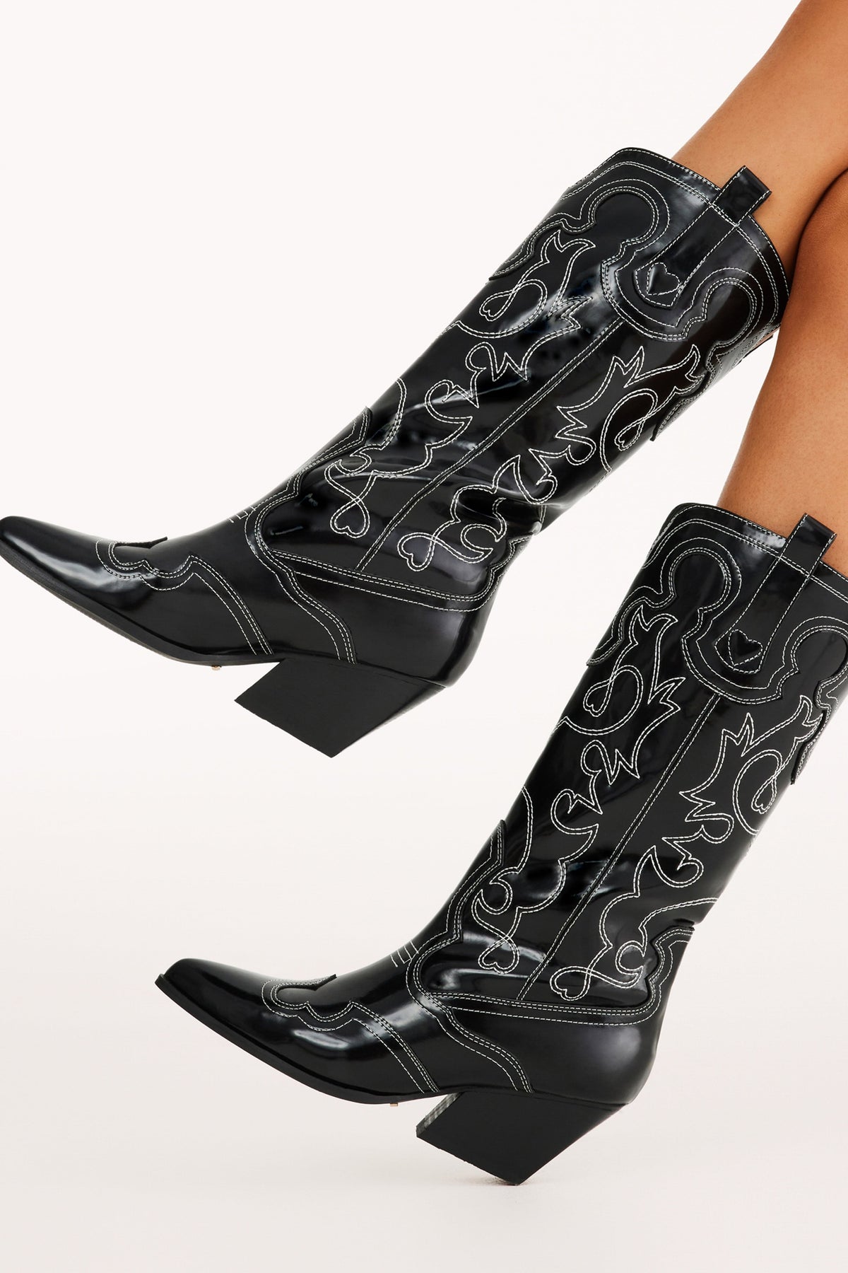 Zaine Boot in Black Shine – view 3 of 6