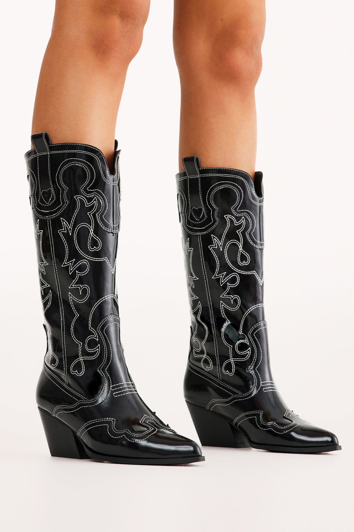 Zaine Boot in Black Shine – view 1 of 6