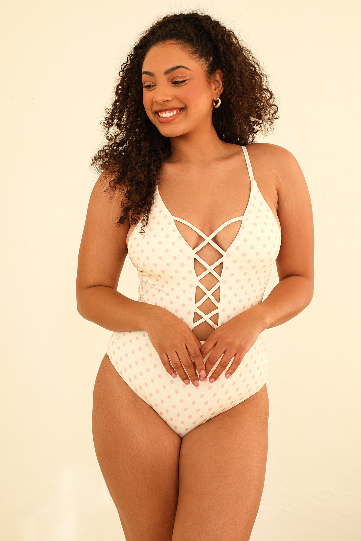 Bliss One Piece in Dotted Pink – view 4 of 4