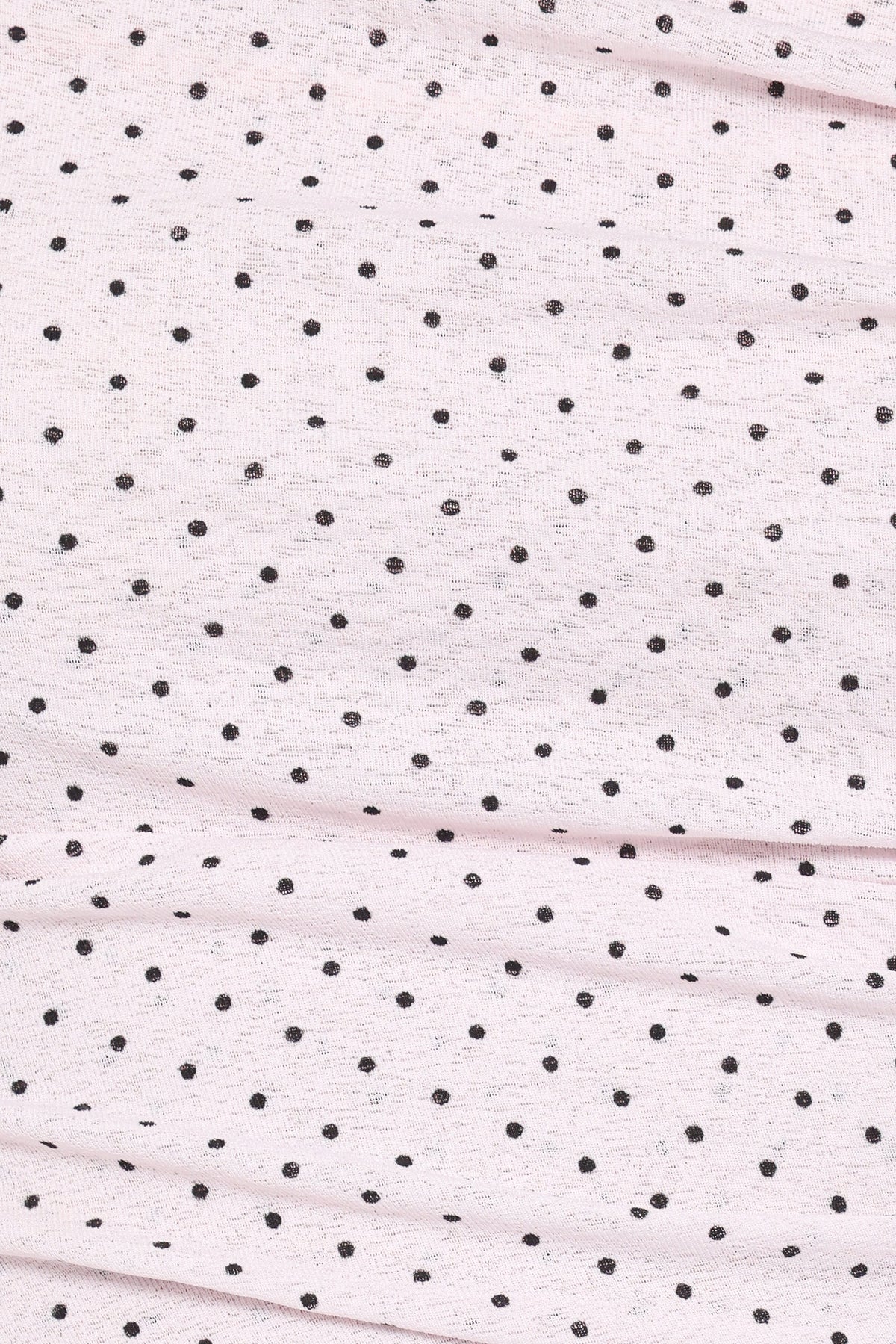 Aaron Off Shoulder Top in Pale Pink Dot – view 6 of 6
