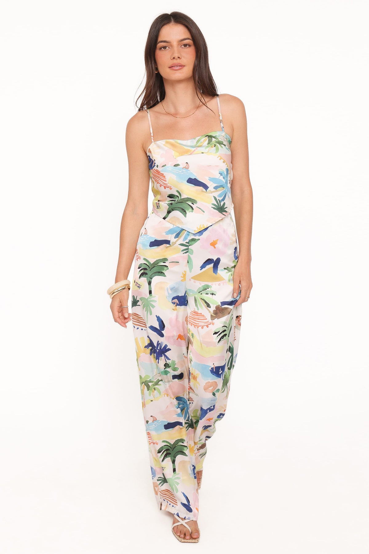 Alba Scarf Top in Cream Resort Isle – view 5 of 6
