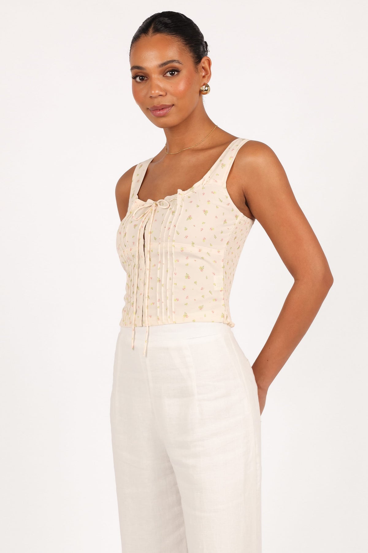 Alice Corset Top in Tiny Blooms – view 5 of 9