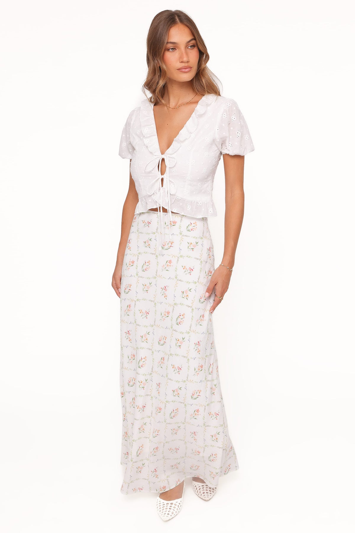Andra Top in White Broderie – view 6 of 7