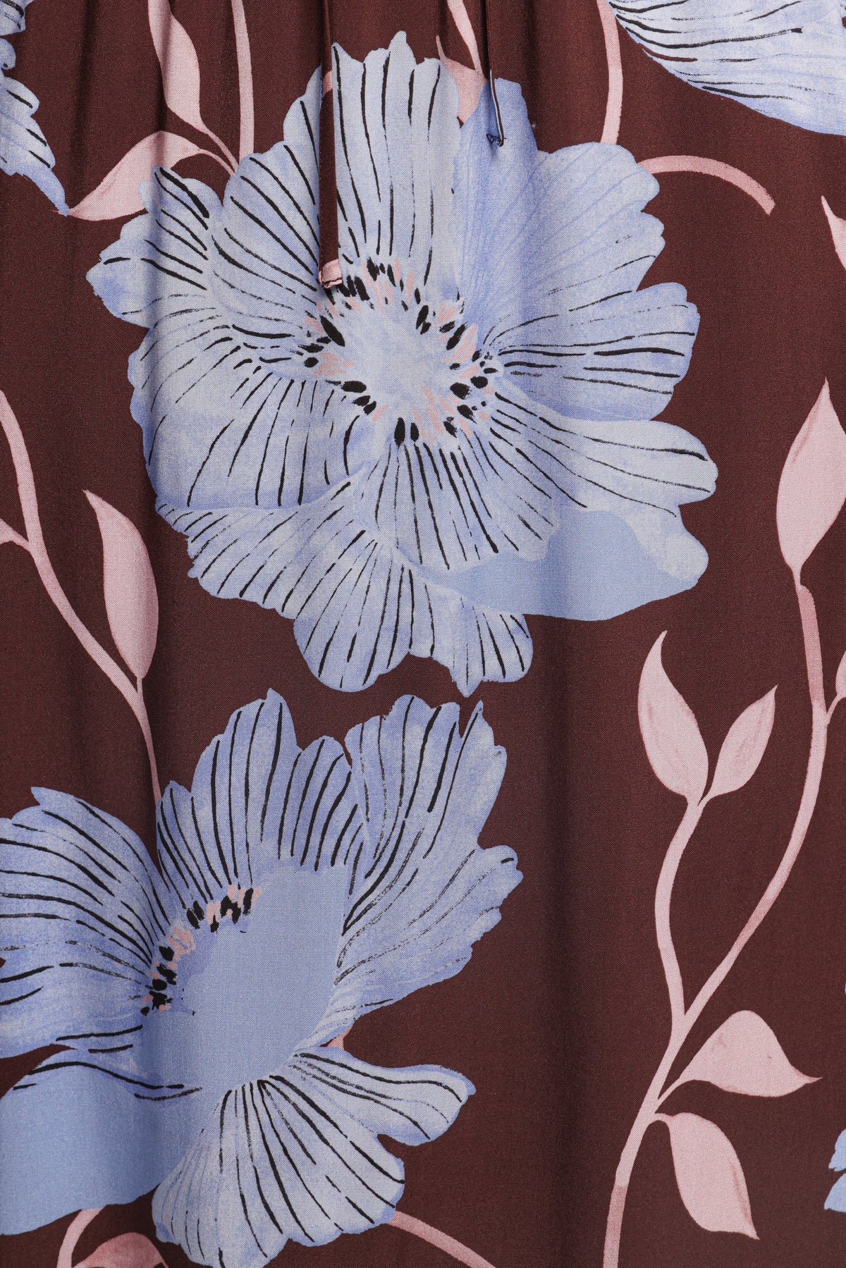 Angie Top in Blue Poppies – view 7 of 8